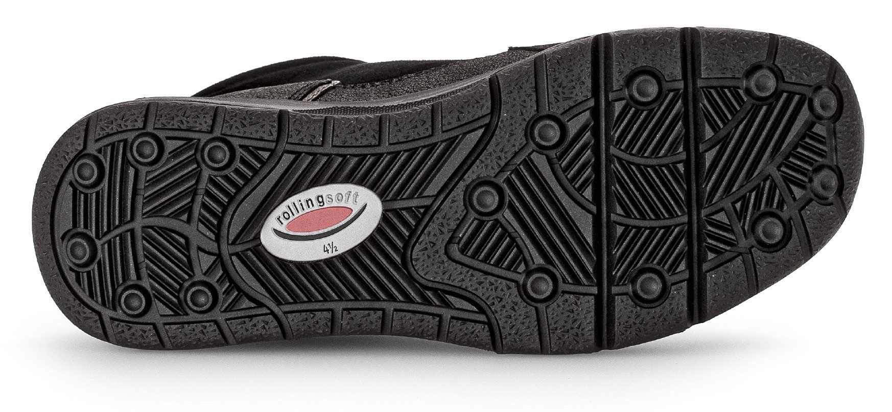 Gabor Rollingsoft Sneakers met sleehak , vrijetijdsschoen, veterschoen, veterschoenen met uitneembare binnenzool