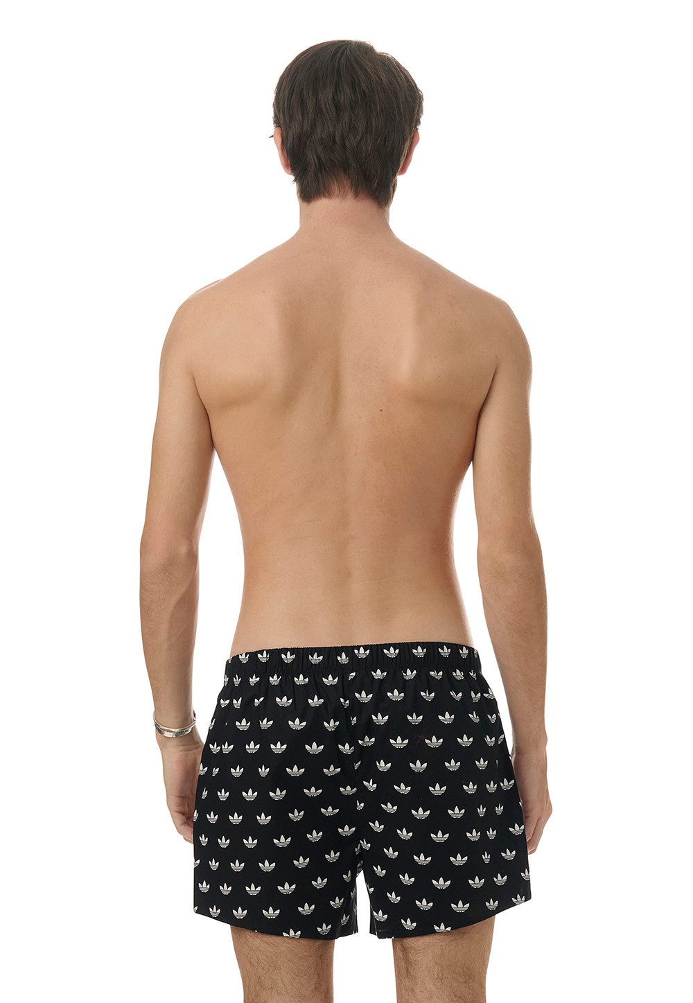 adidas Originals Boxershort Comfort Cotton Woven Katoen, wijd, elastiek, all-over print, zacht, ademend (Set van 2)