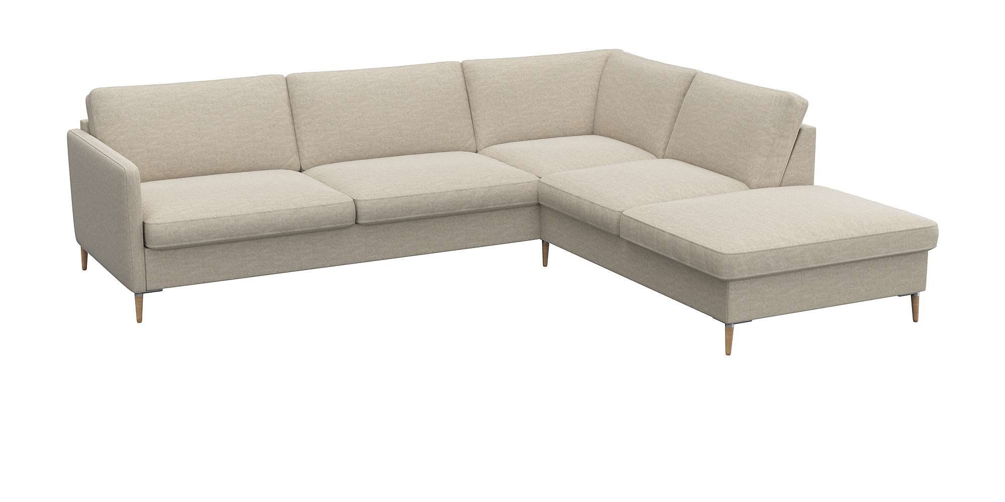FLEXLUX Hoekbank Fiore, super zitcomfort door koudschuim in de zitting, L-vorm