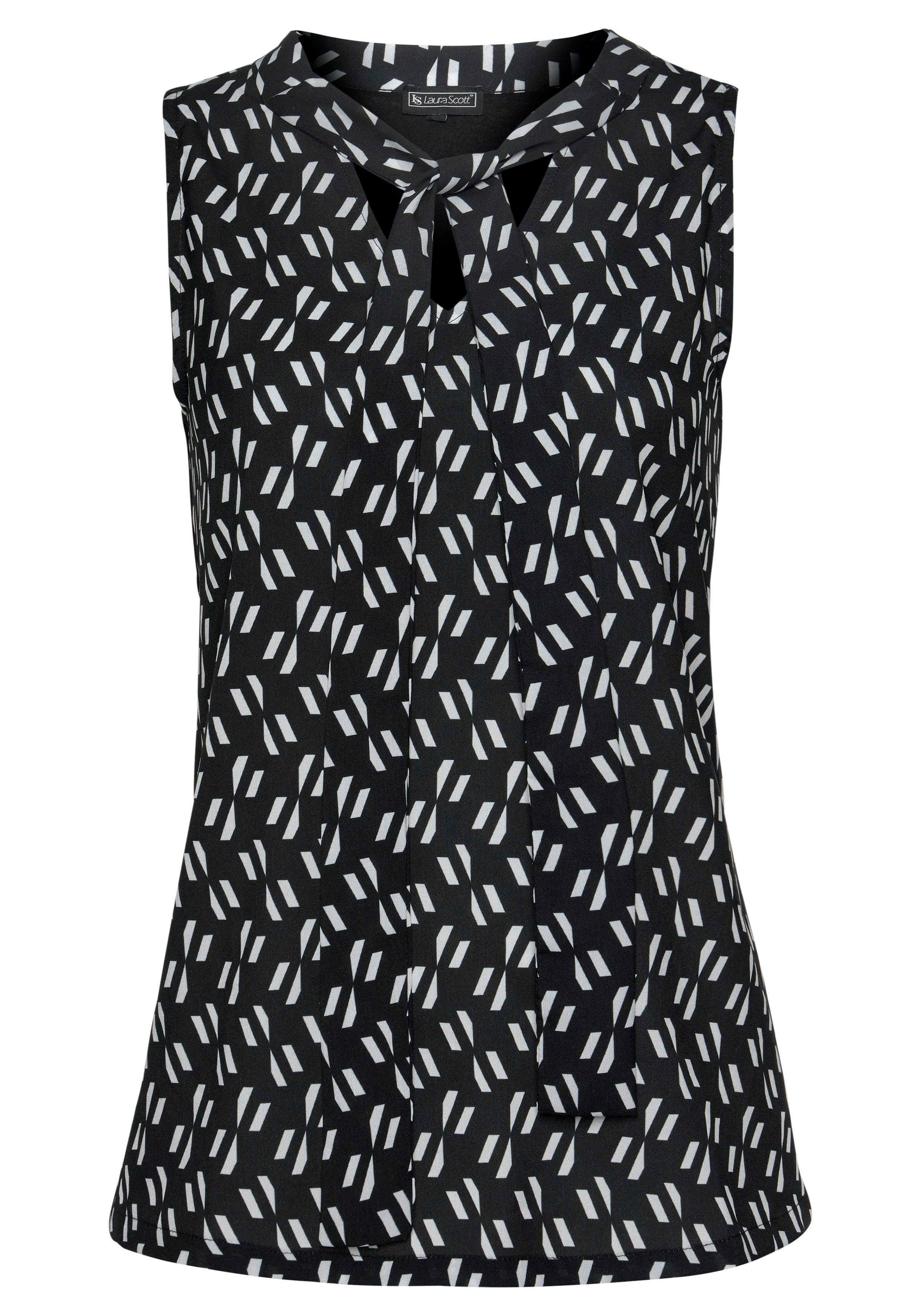 Laura Scott Top met kraagstrik