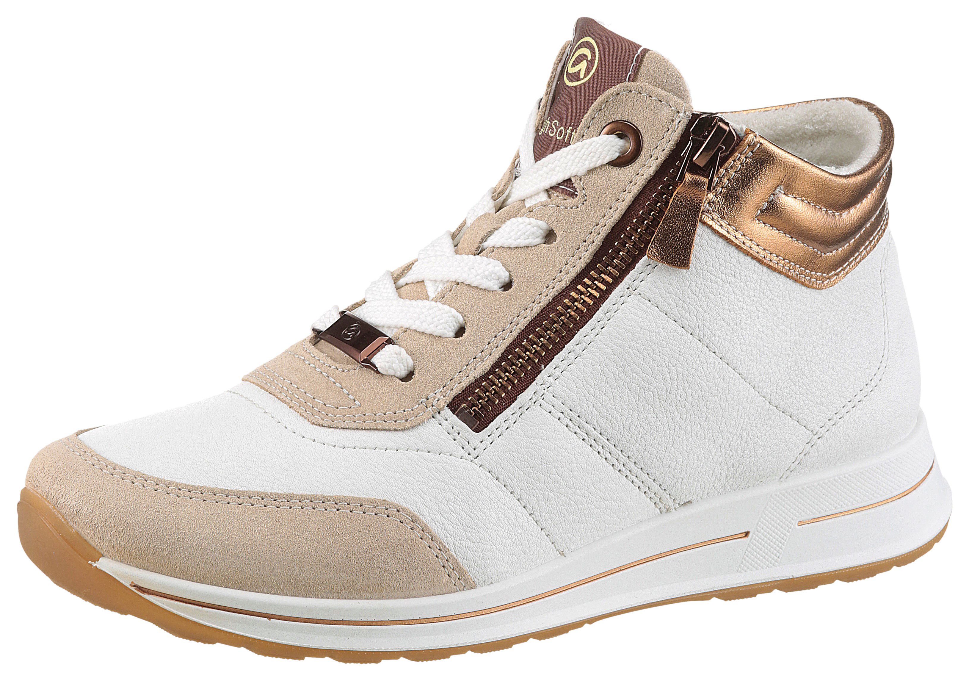 Ara Sneakers met sleehak OSAKA , veterschoenen, high top sneaker, vrijetijdsschoen in breedte g (= breed)