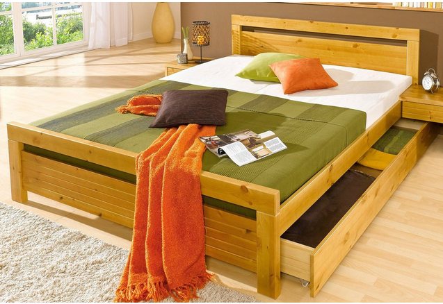 HOME AFFAIRE Bed van grenenhout HOME AFFAIRE Bed van grenenhout