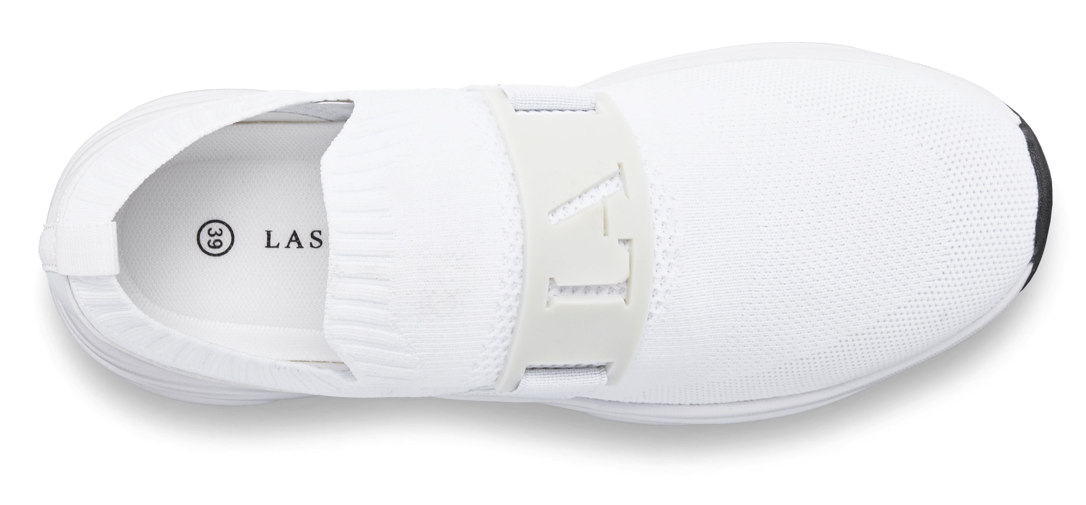 active by Lascana Sneakers Lage schoen, vrijetijdsschoen, slipper, chunky zool VEGAN