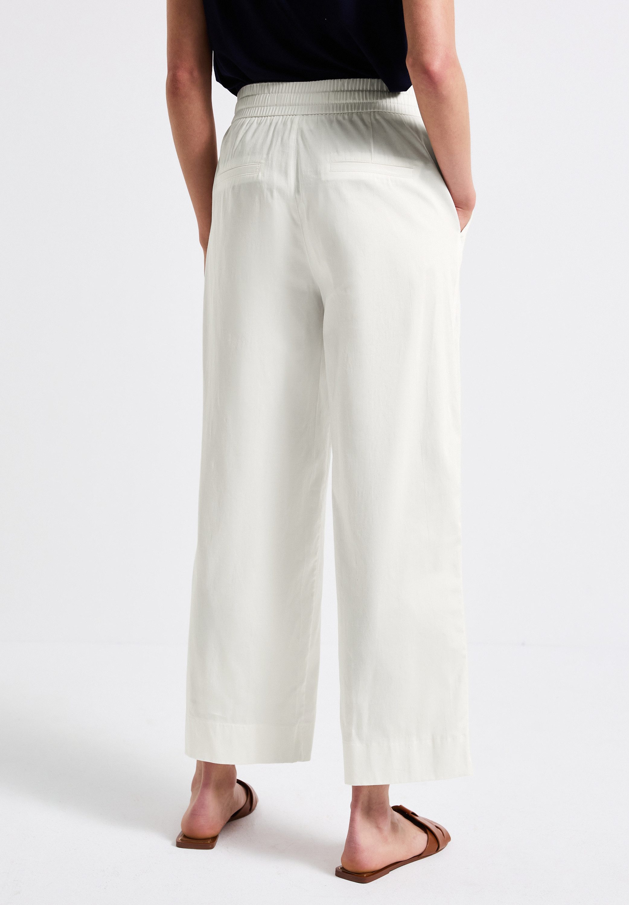 STREET ONE Stoffen broek met elastische taille