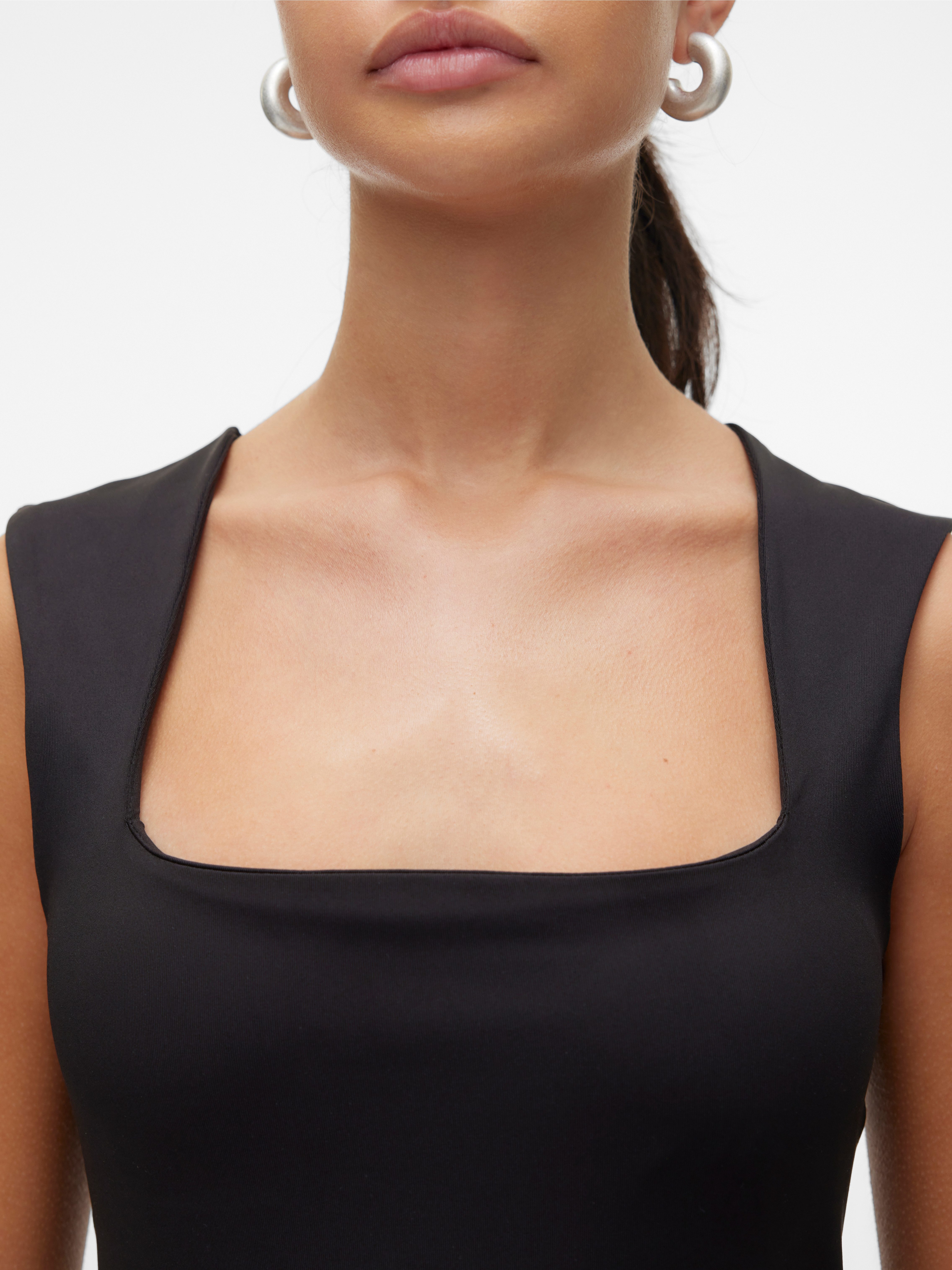 Vero Moda Shirttop VMMILLION SL SQUARE NECK TOP JRS NOOS
