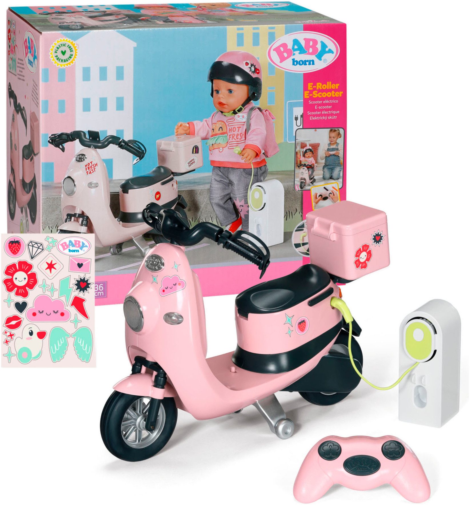 Baby Born Rc-motor E-scooter voor poppen