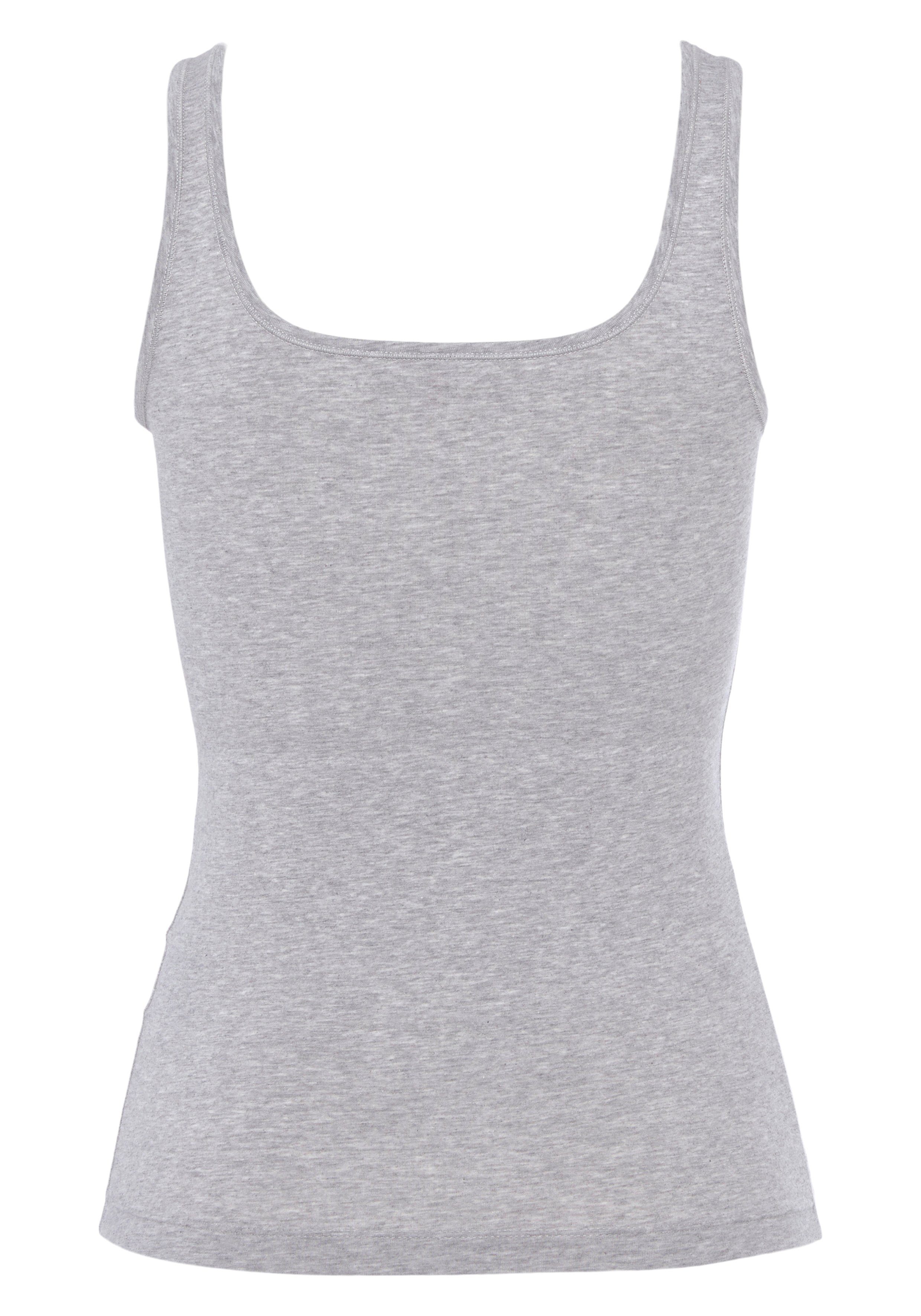 HUGO underwear Top VEST RED LABEL met rode labelpatch