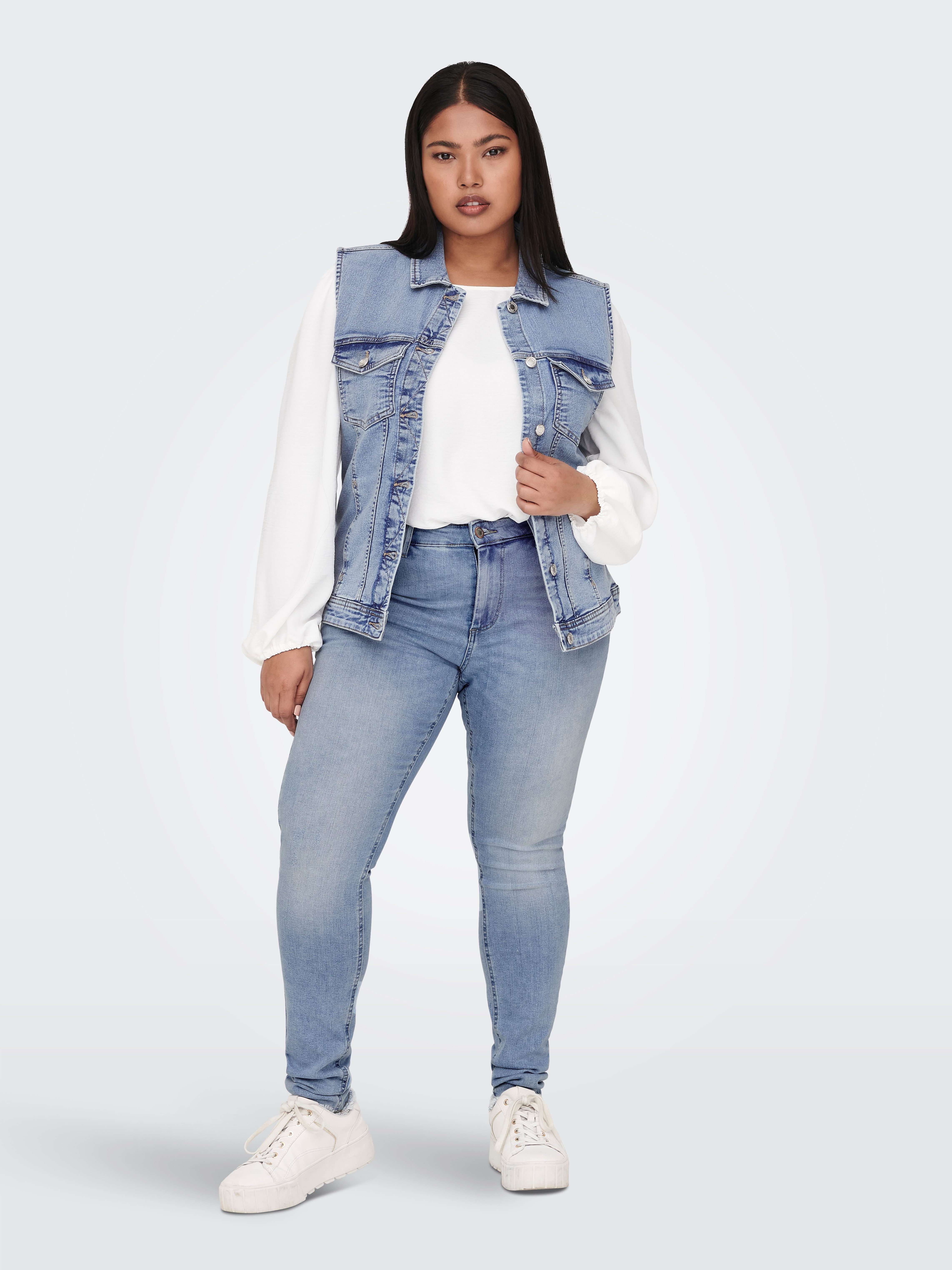 ONLY CARMAKOMA Jeansgilet CARWESPA WEST DNM PIM619 NOOS