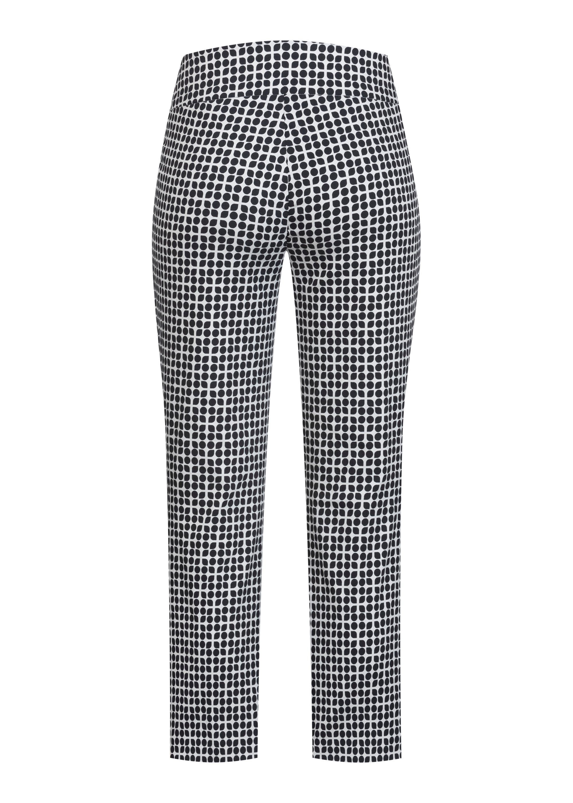 Stehmann Stoffen broek met grafisch patroon