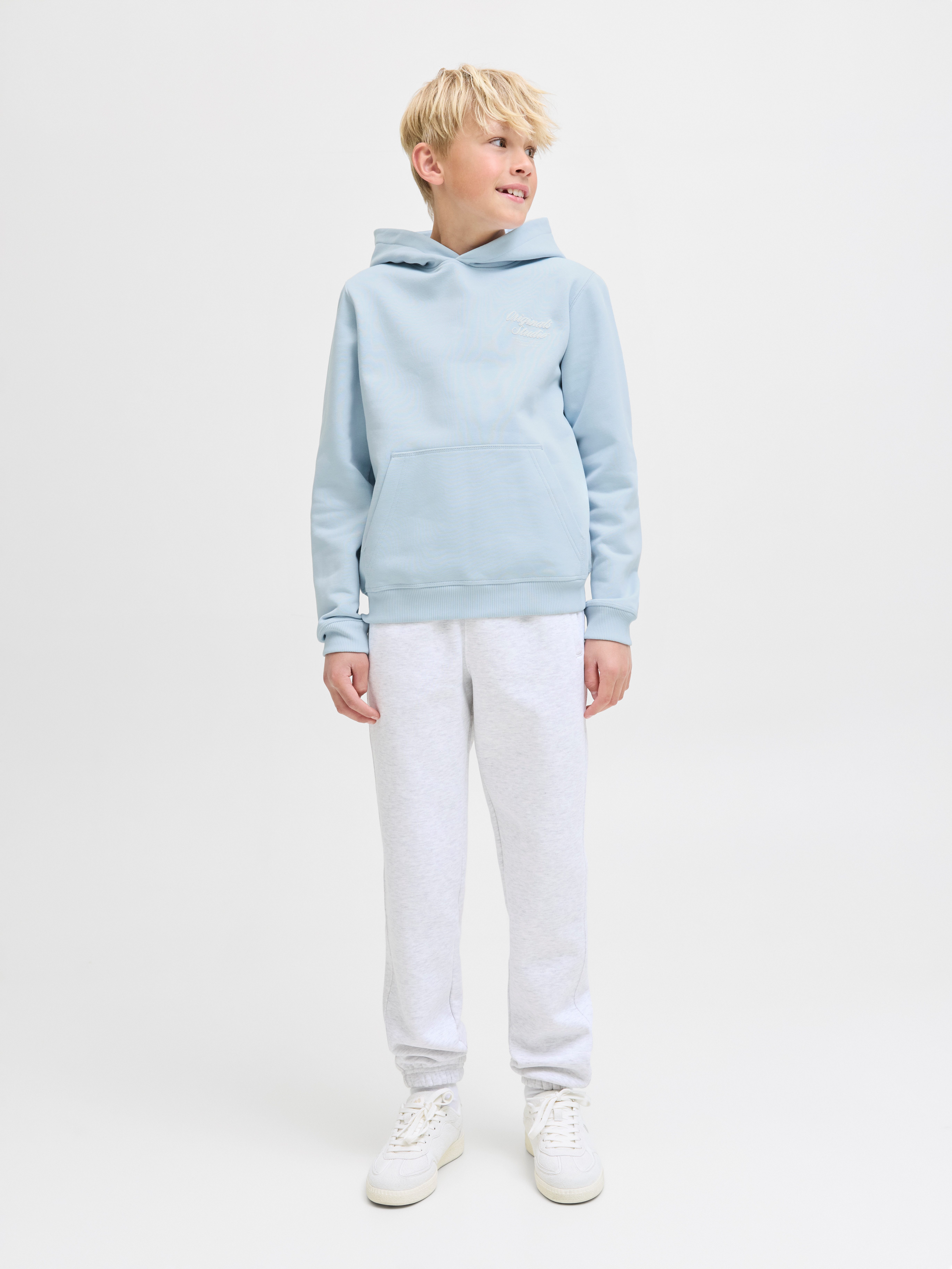 Jack & Jones Junior Hoodie JORNORREBRO TYPO BACK SWEAT HOOD SN JNR