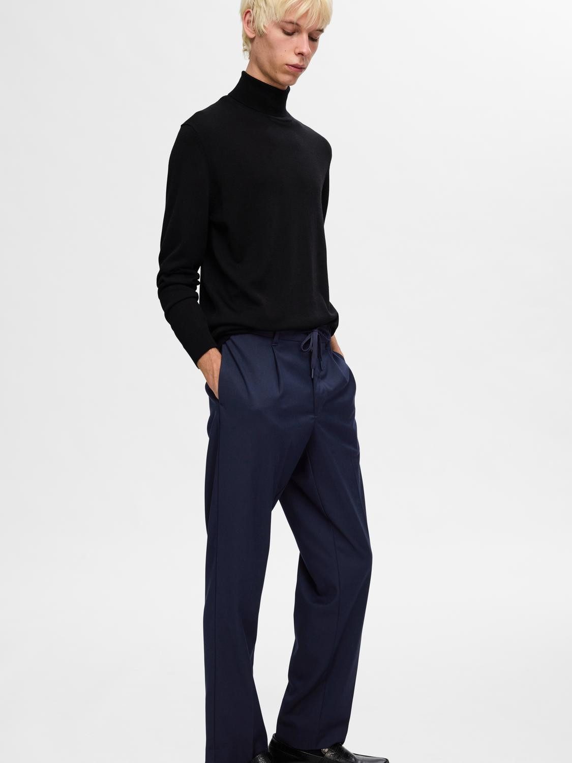 SELECTED HOMME Chino SLH190-REG TAPERED LEROY PLEAT PANT NOOS