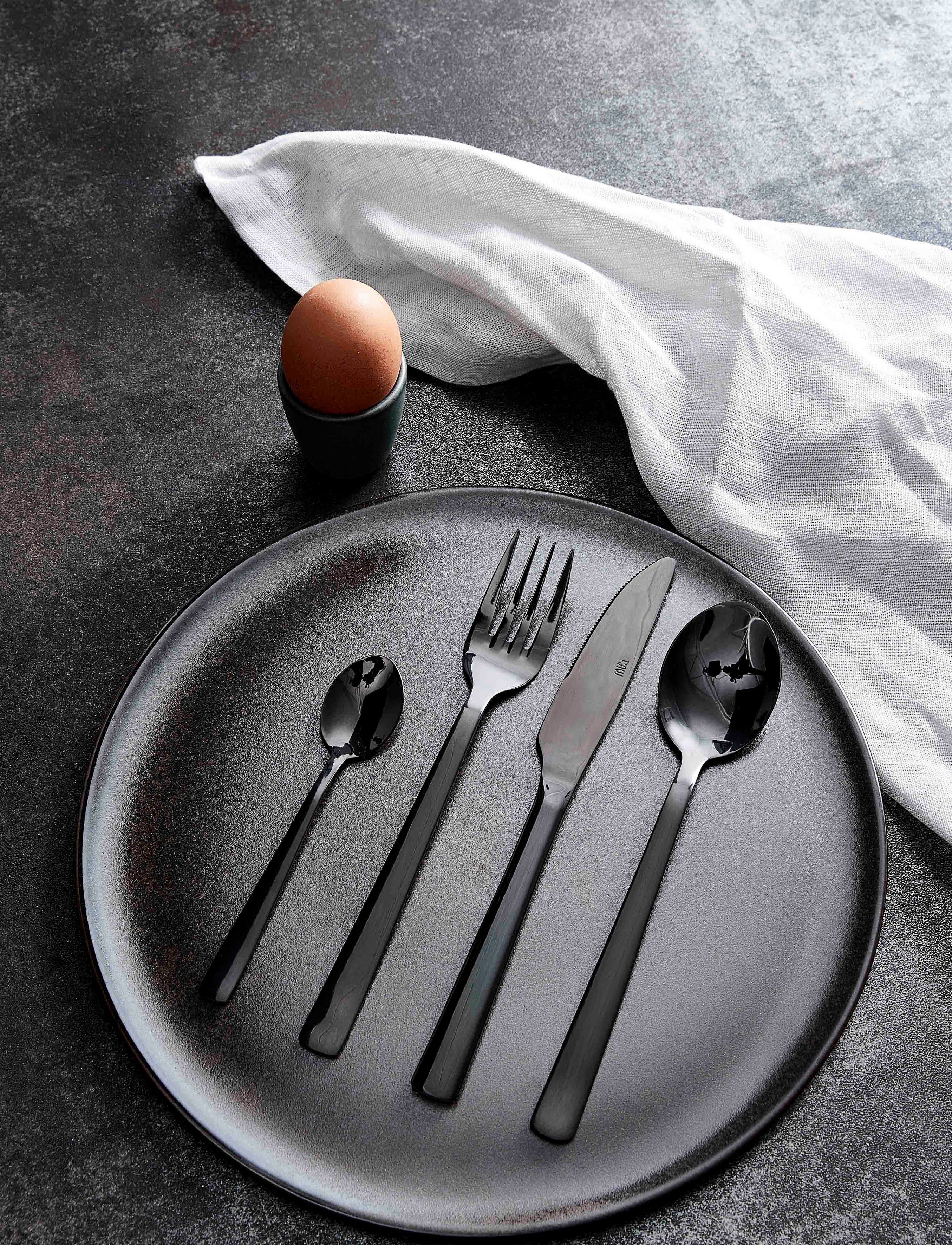 aida RAW Bestekset Raw PVD-gecoat oppervlak (set, 48-delig)