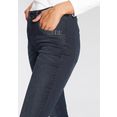 mac slim fit jeans melanie pipe-rivet coole studsgarnering blauw
