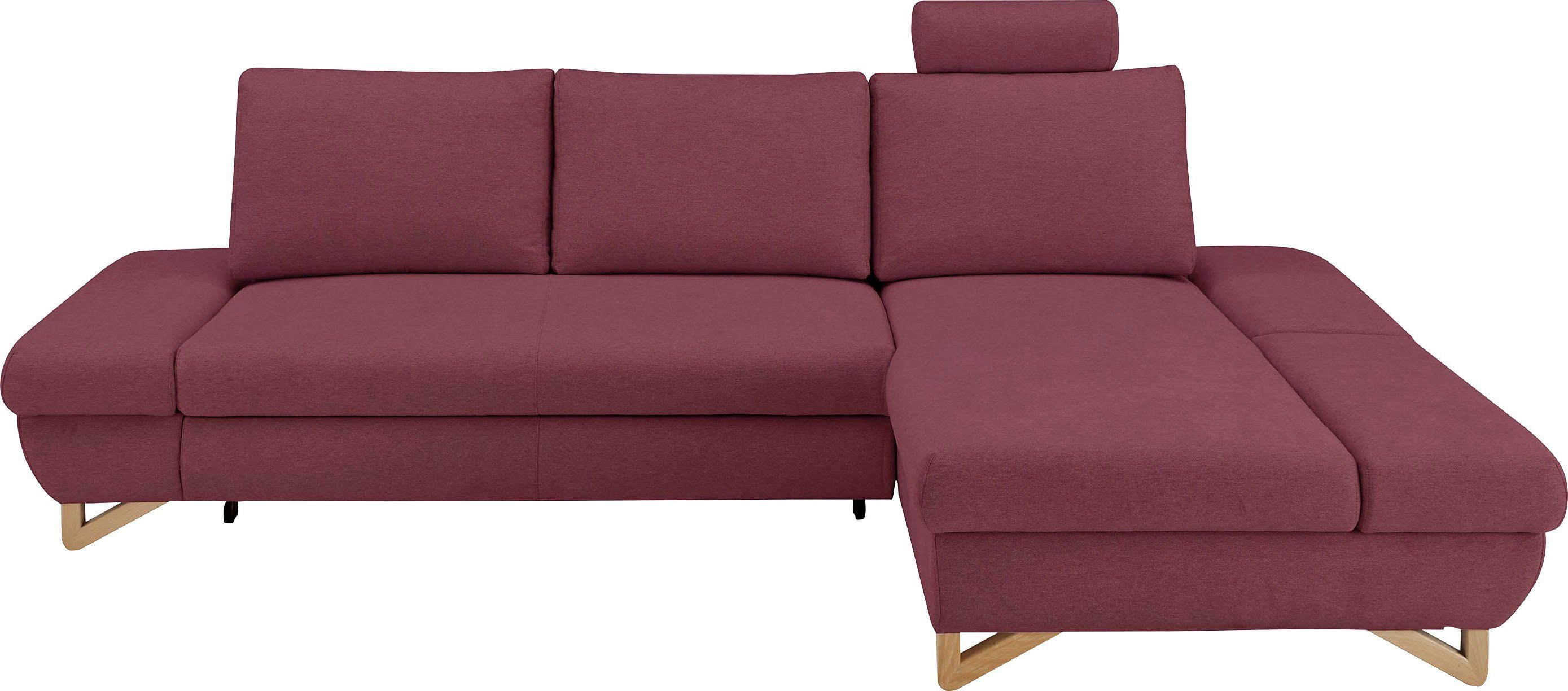 INOSIGN Slaapbank City/Giron comfortabele slaapbank (ligoppervlak 245 x 138 cm) en bedlade