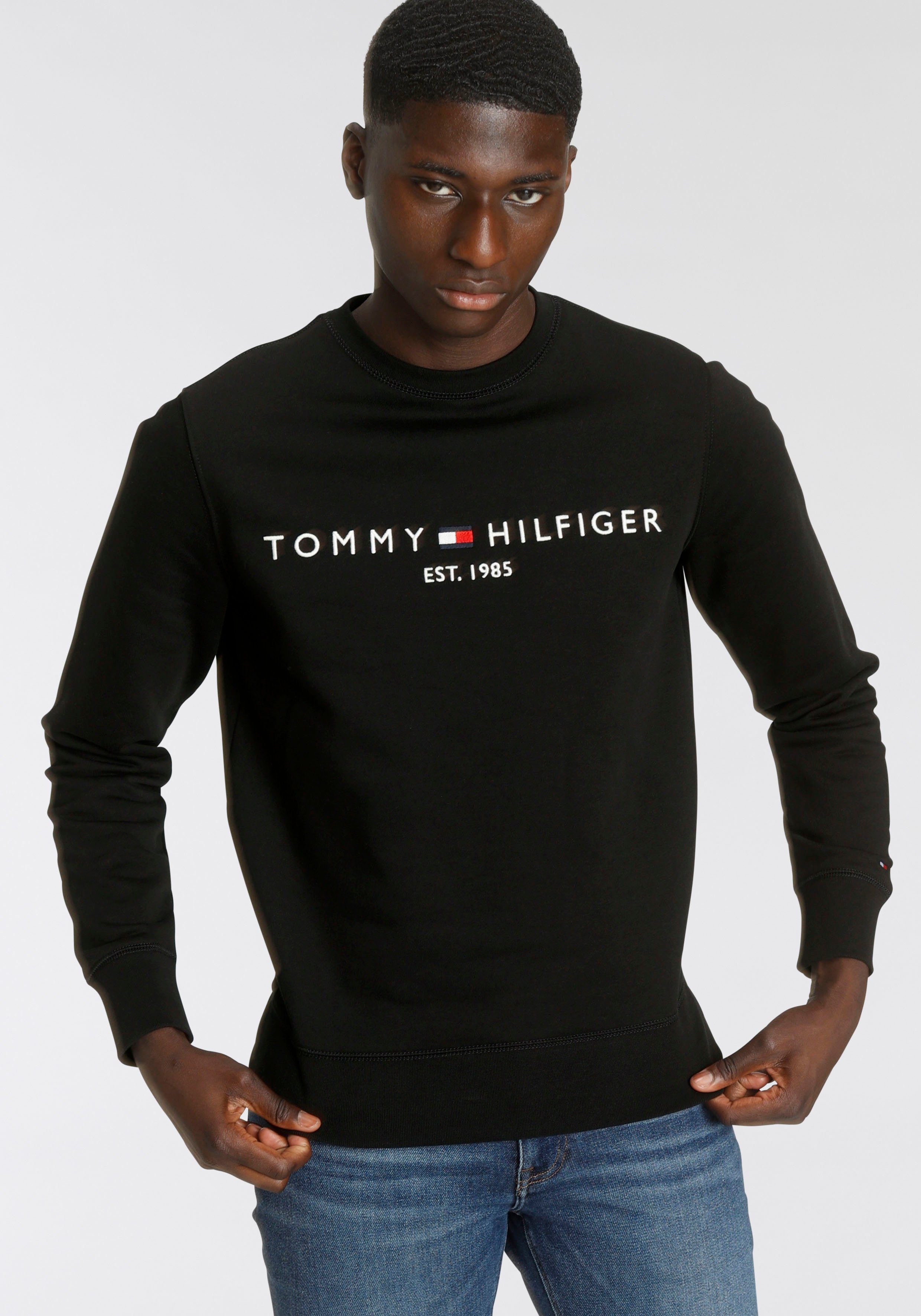 Tommy Hilfiger Sweatshirt TOMMY LOGO SWEATSHIRT met klassieke ronde hals