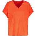 samoon shirt met korte mouwen oranje
