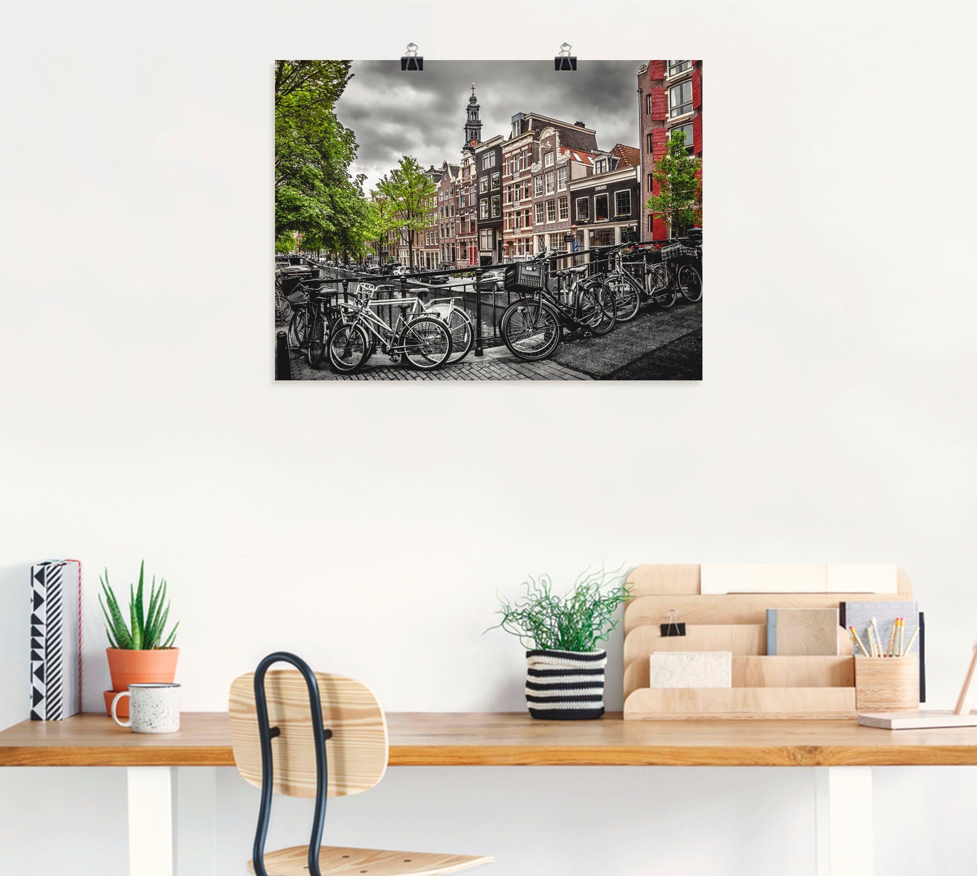 Artland Poster Amsterdam Bloemgracht I als artprint op linnen, muursticker of poster in verschillende maten
