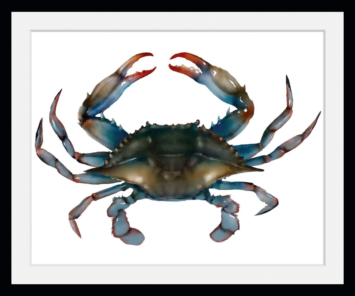 queence Wanddecoratie Mr. Krabs HD premium posterdruk incl. houten lijst (1 stuk)
