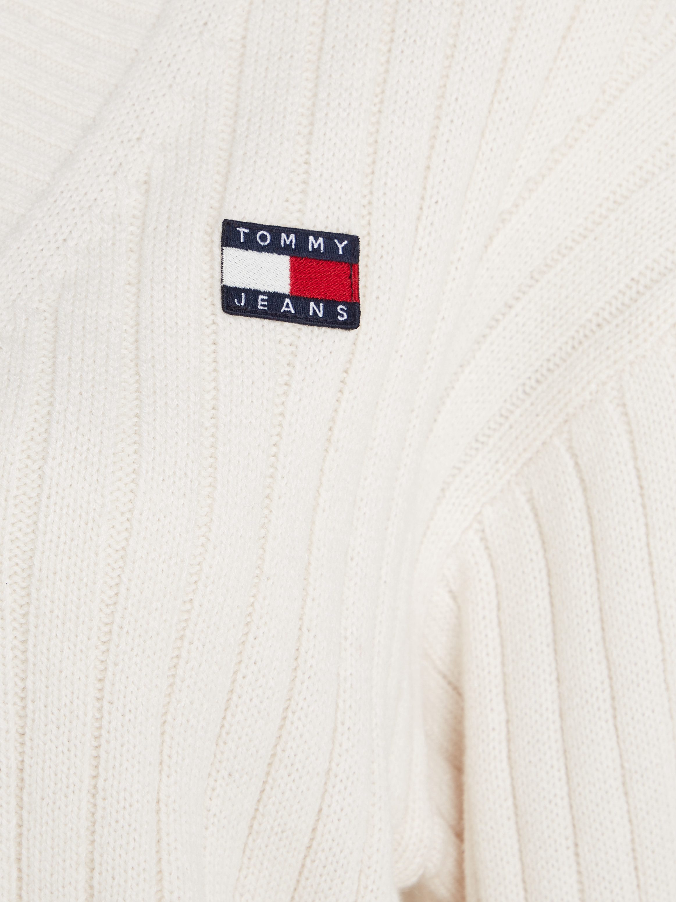 TOMMY JEANS Vest TJW BADGE V-NECK CARDIGAN EXT