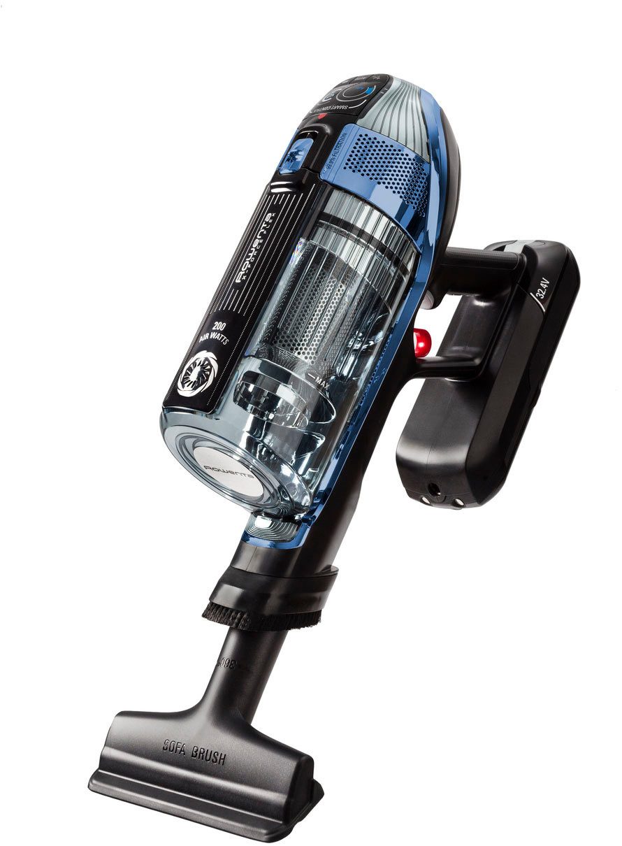 Rowenta Snoerloze hand- en steelstofzuiger X-Force Flex 14.60 Aqua, krachtig, duurzame accu, flexibele scharnier