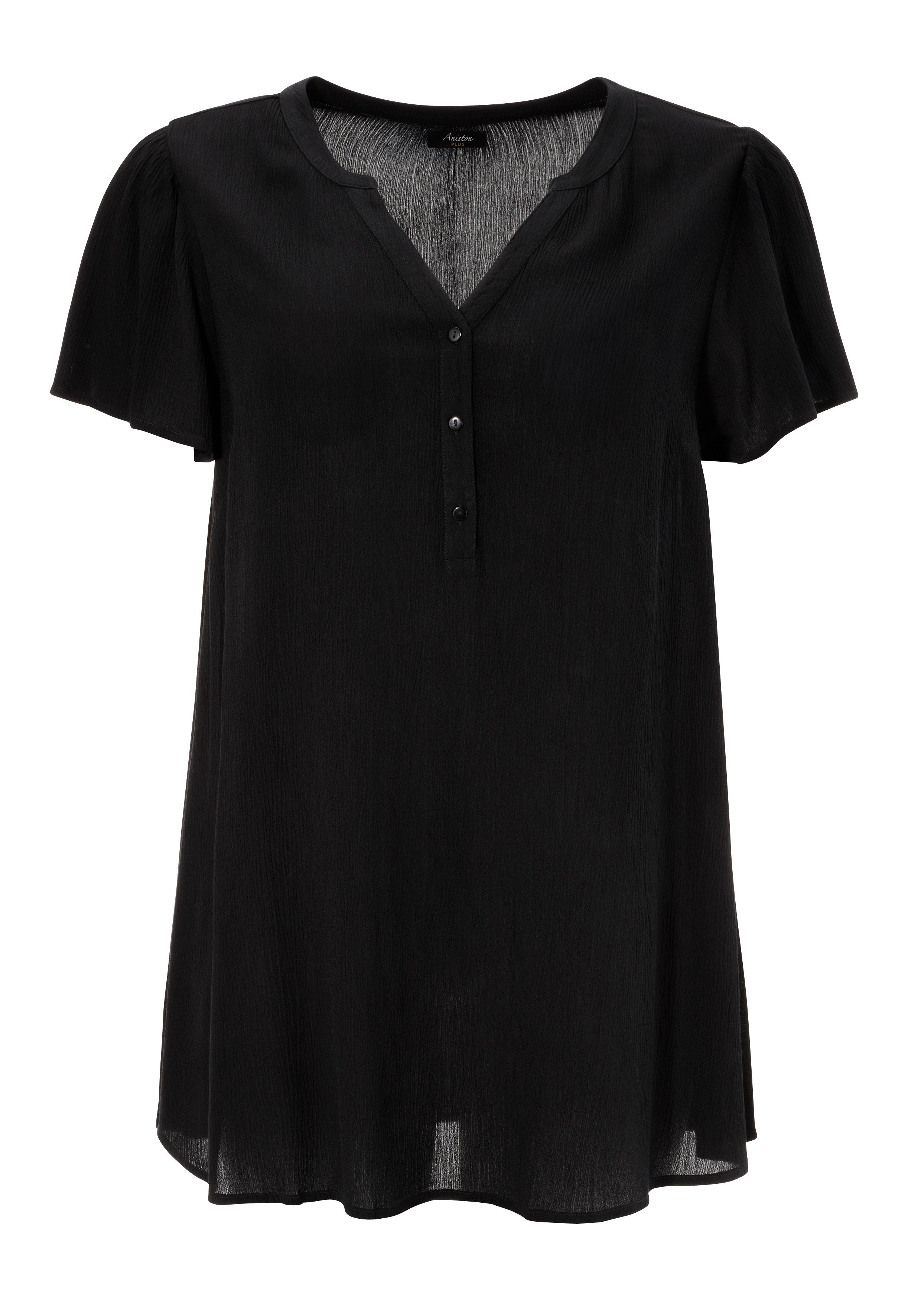 Aniston PLUS Lange blouse in trendy crepe-kwaliteit - nieuwe collectie