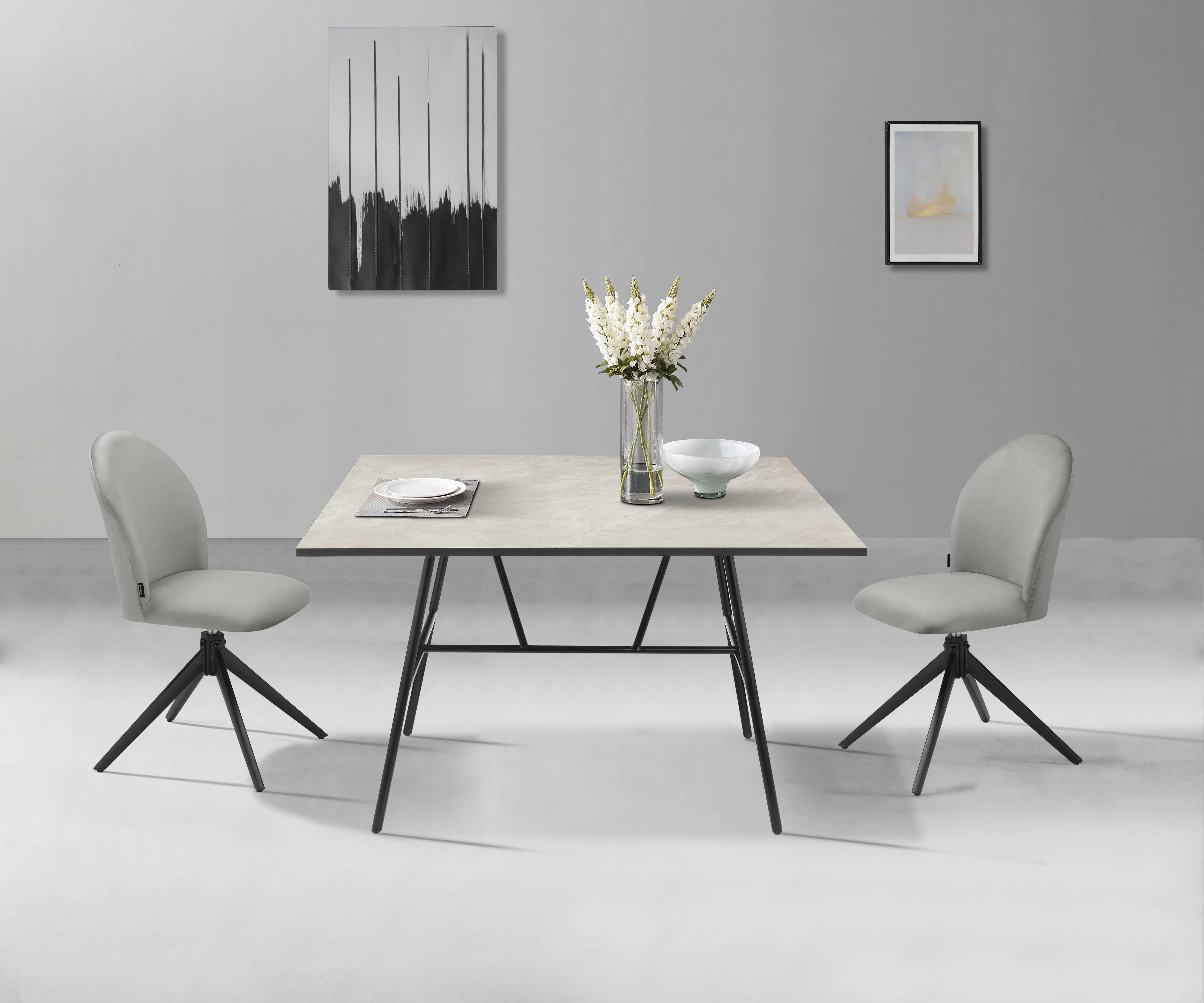 Home affaire Eetkamerstoel Tempa, TOPSELLER!, OTTOs keuze Draaisteel met 360 graden draaifunctie (set, 2 stuks)