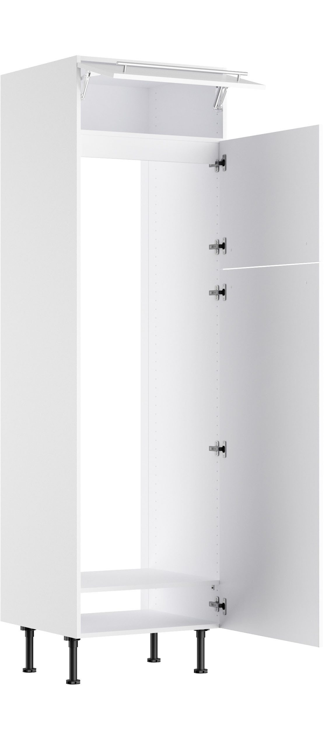 OPTIFIT Koelkastombouw KS-Bern2 Breedte 60 cm, hoogte 211,8 cm, 1 klep, 2 deuren