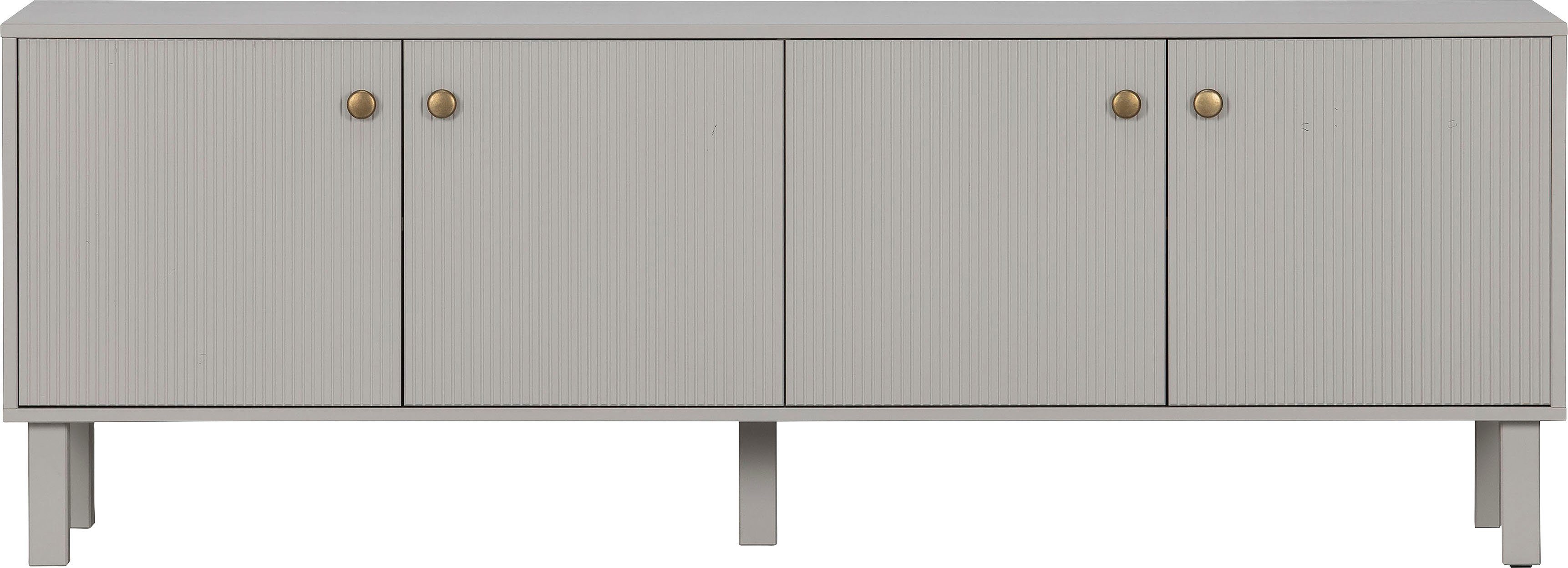 WOOOD Tv-meubel Madu TV-dressoir met 4 planken, h 56 cm x b 160 cm