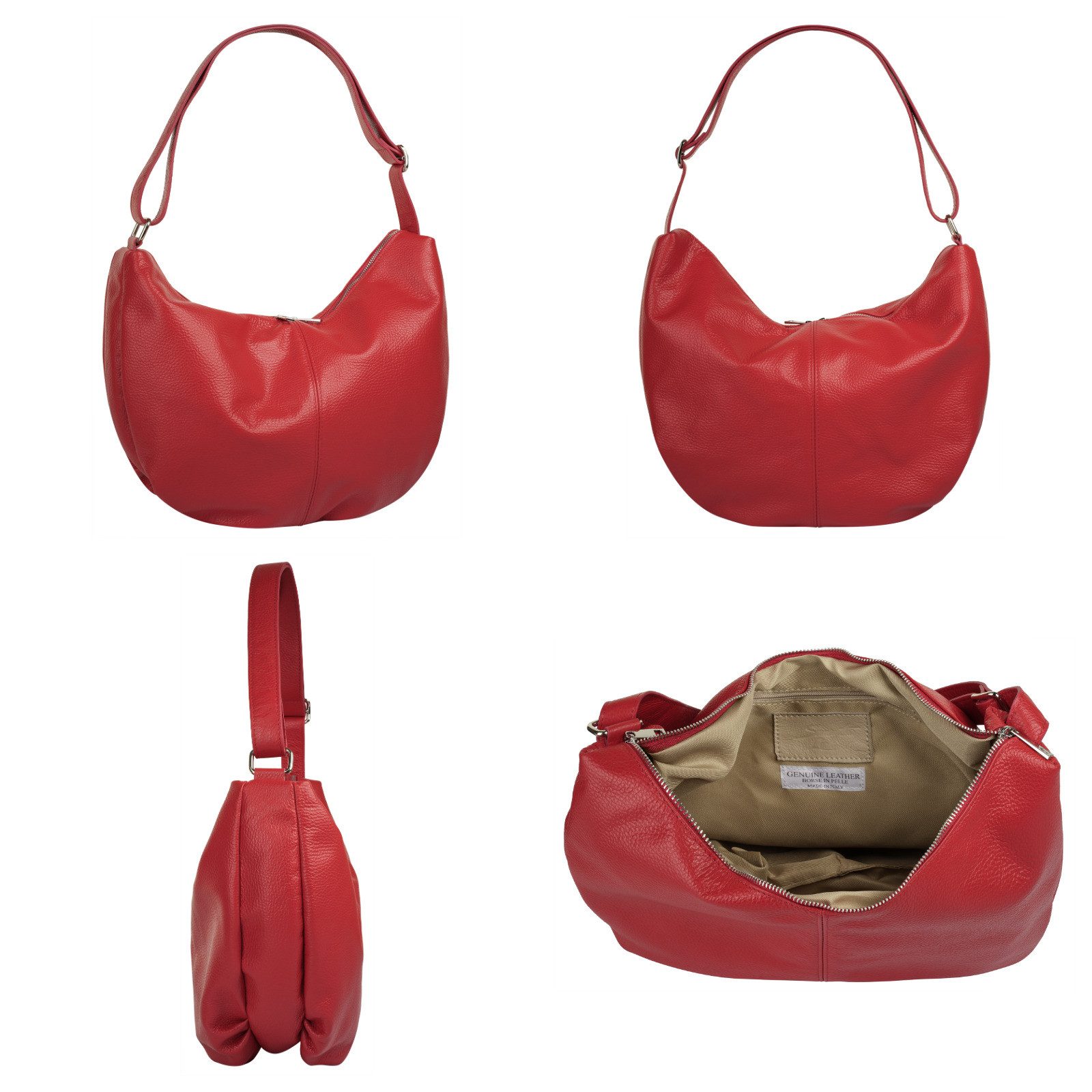 Samantha Look Shopper echt leer, made in italy