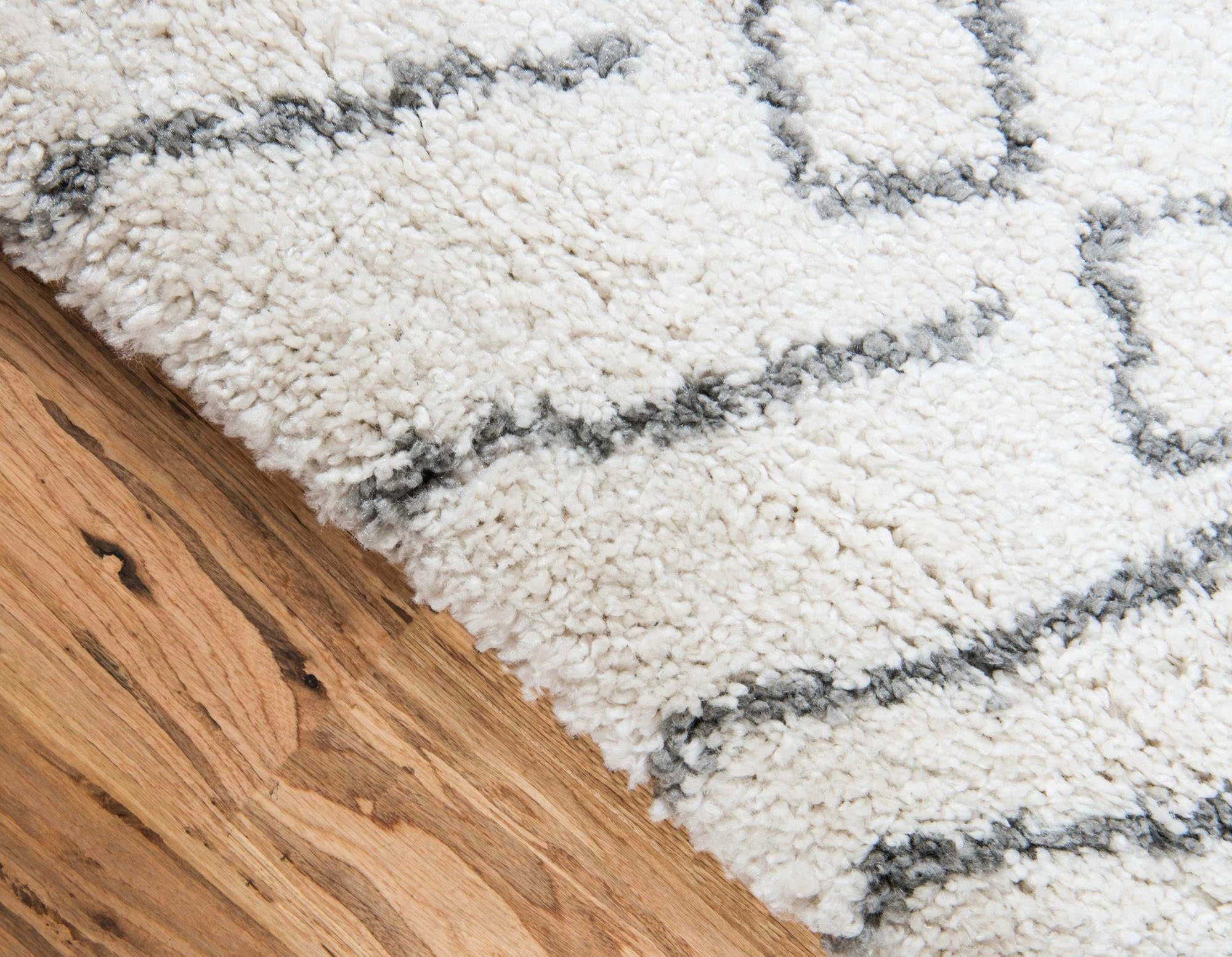 Myflair Möbel & Accessoires Hoogpolig vloerkleed Temara shag voorraadopruiming geweven, scandi design, ideaal in de woonkamer & slaapkamer