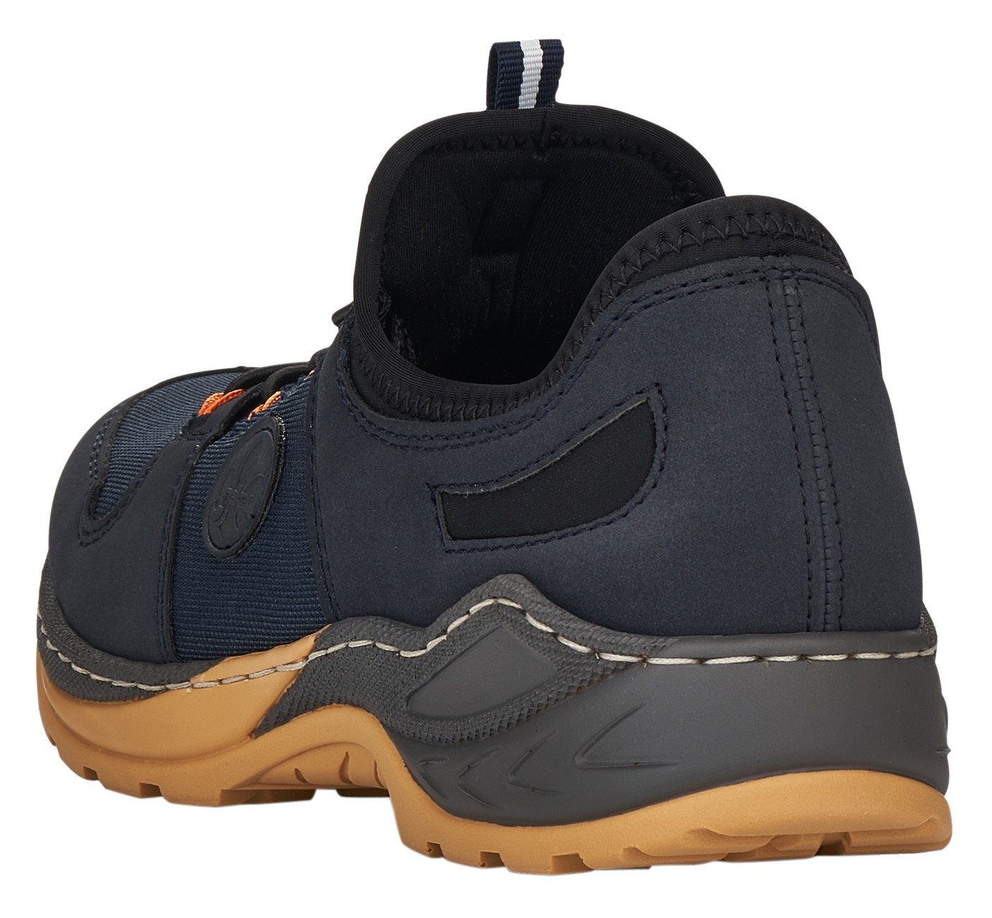 Rieker Slip-on sneakers Trekking Schoen, vrijetijdsschoen, Slipper met verfijnde randnaad
