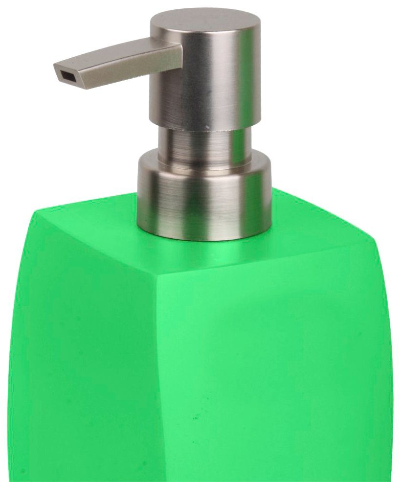 Sanilo Set badkameraccessoires Wave Green bestaand uit zeepdispenser en toiletborstel, mat (combi-set, 2-delig)