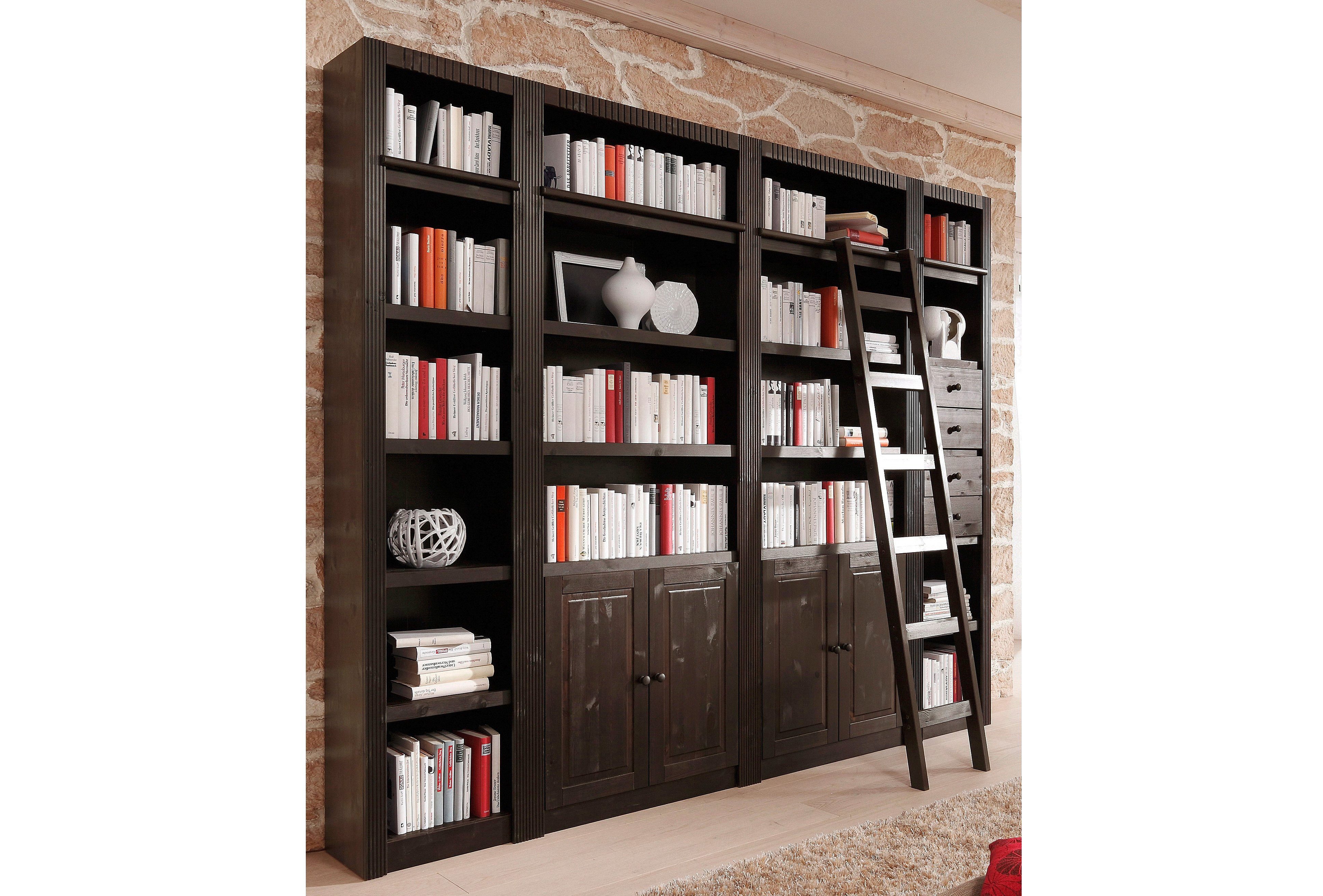 Home affaire Room divider Bergen (8-delig) breedte 255 cm open kasten bruin