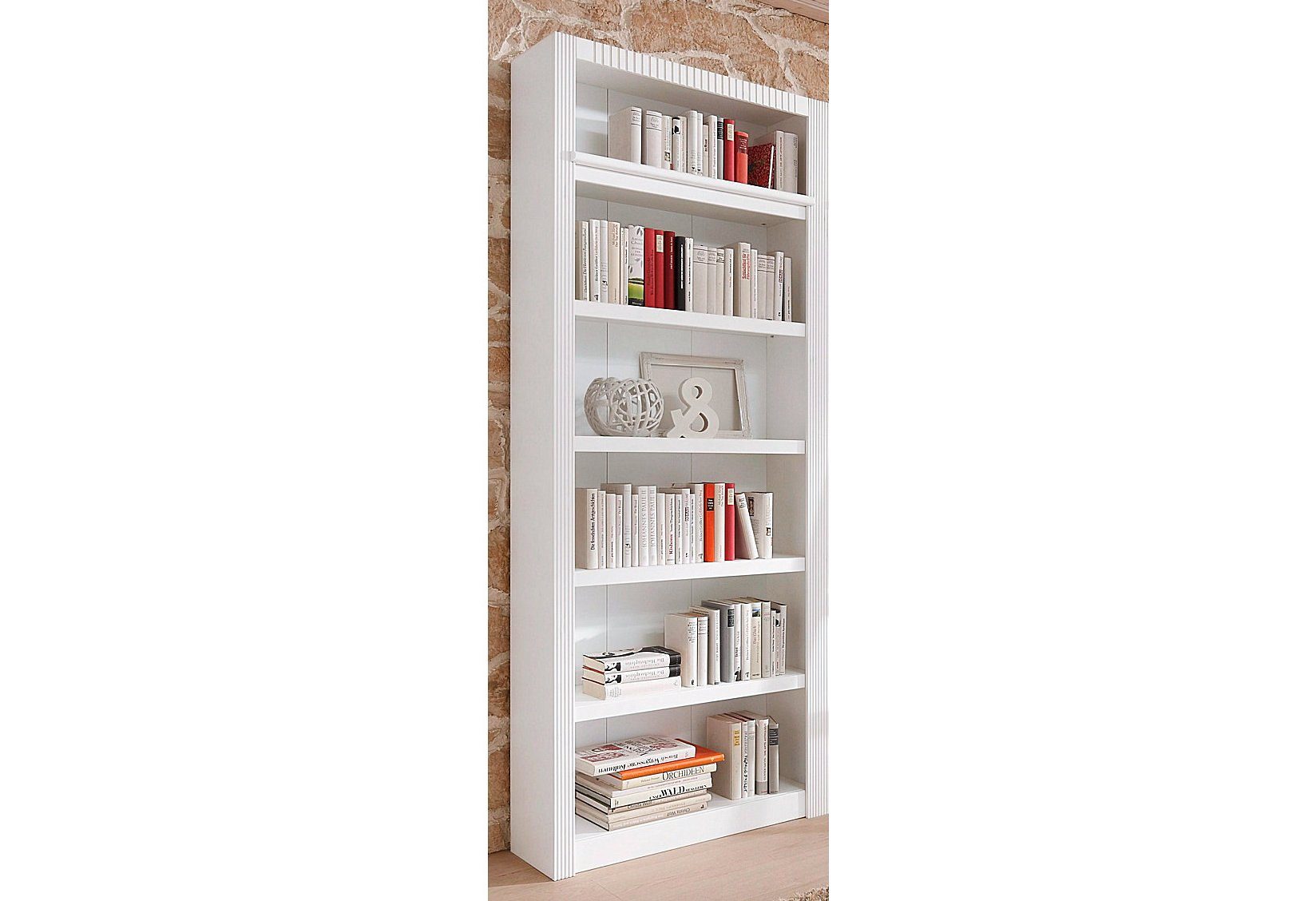 Home affaire Staand rek Bergen Breedte 82,5 cm rekken wit