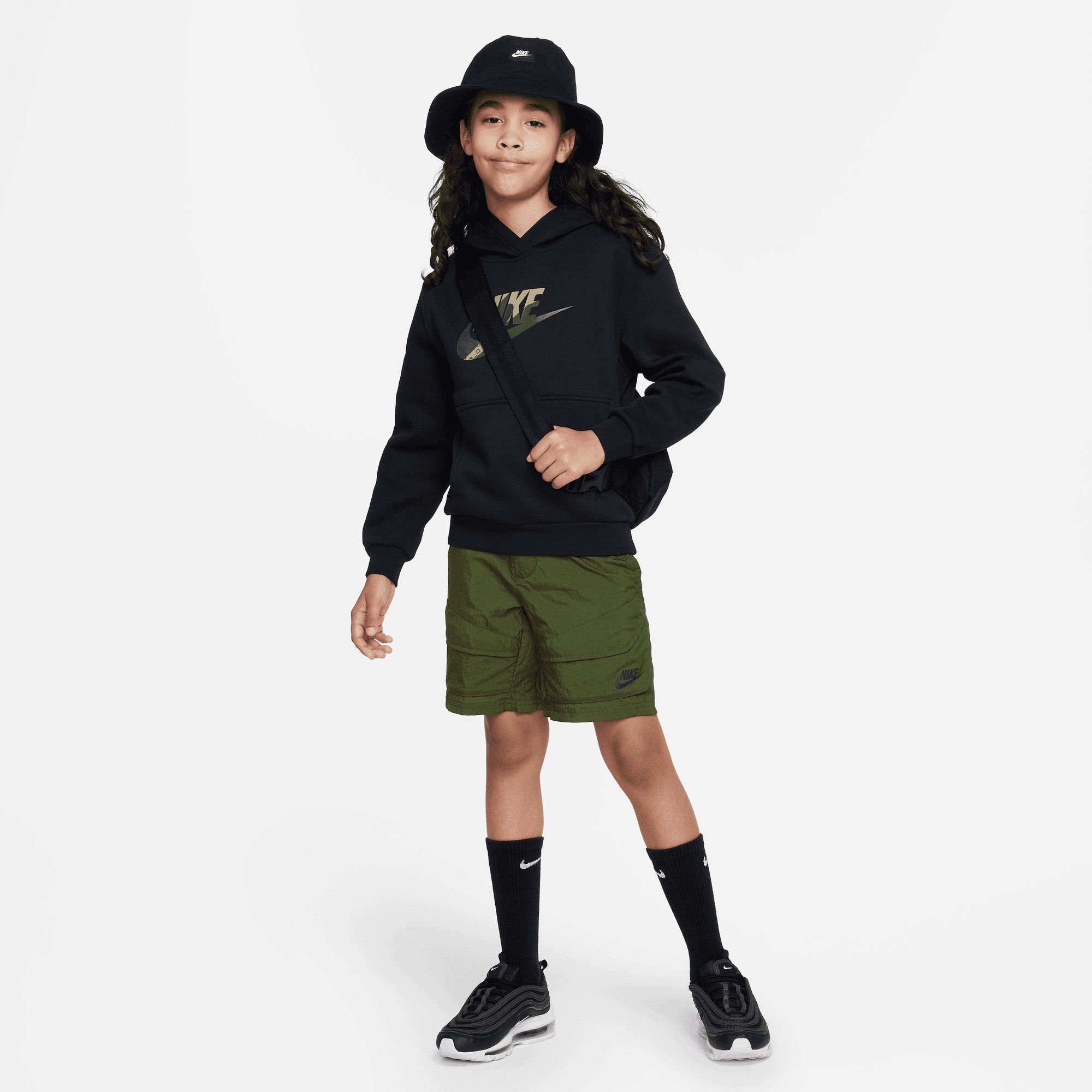 Nike Sportswear Hoodie CLUB FLEECE BIG KIDS' GRAPHIC HOODIE