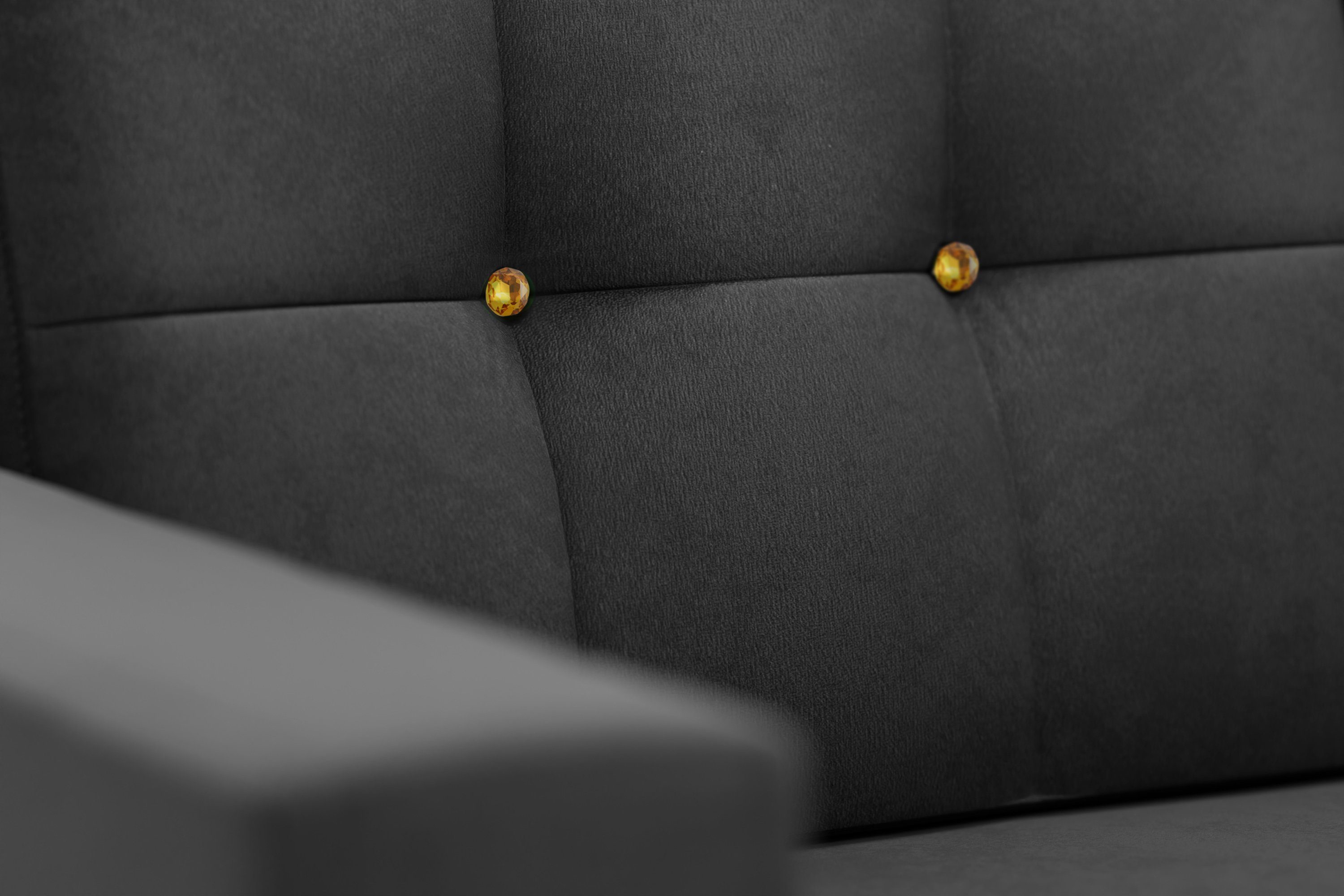 sit&more Hoekbank Orient 5 L-vorm met strassteentjes, naar keuze met slaapfunctie en bedkist