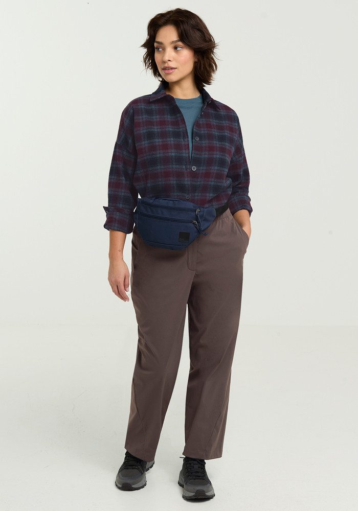 Jack Wolfskin Flanellen blouse BAJA FLANNEL SHIRT W