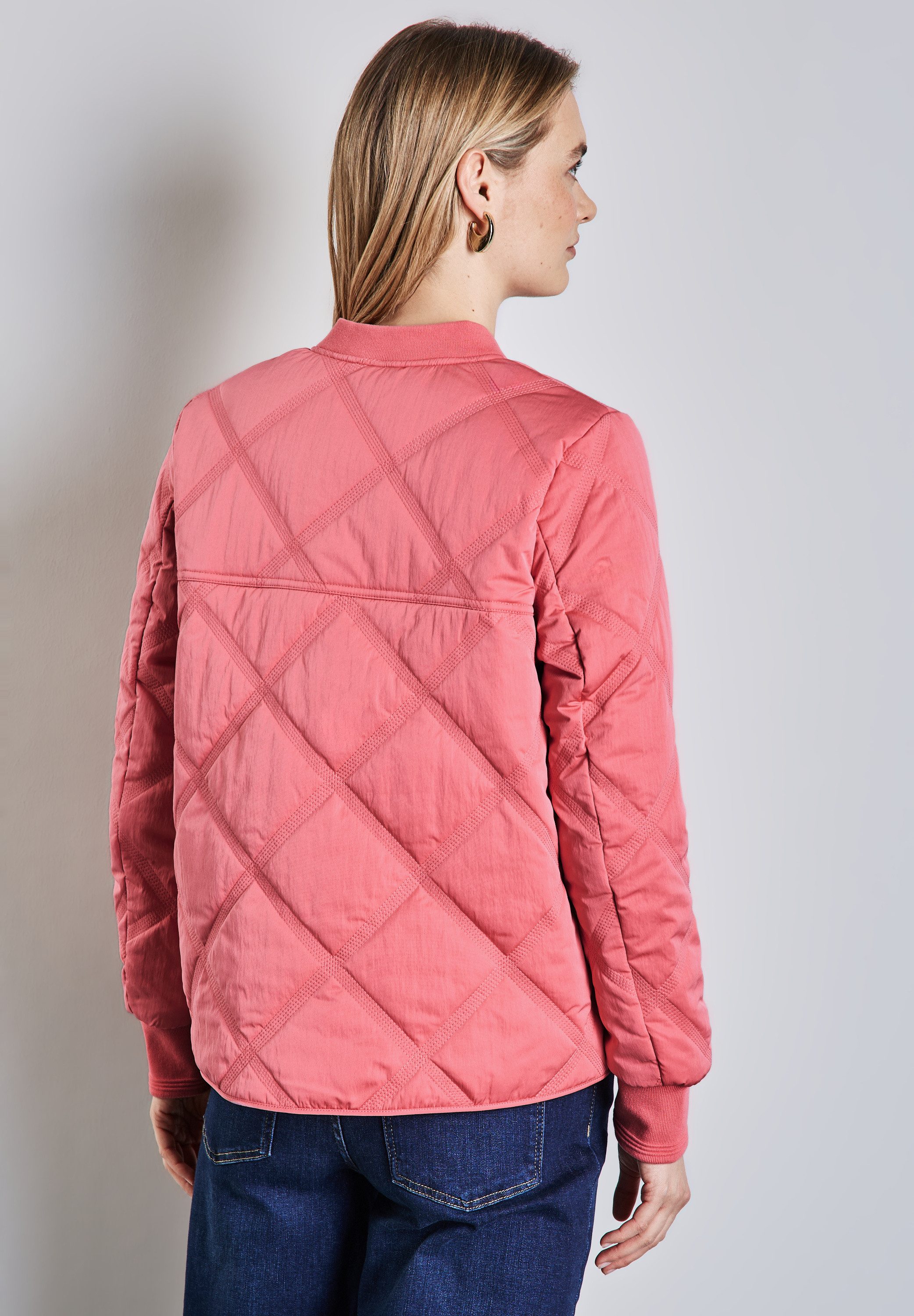 STREET ONE Blouson met diamantvormig stiksel