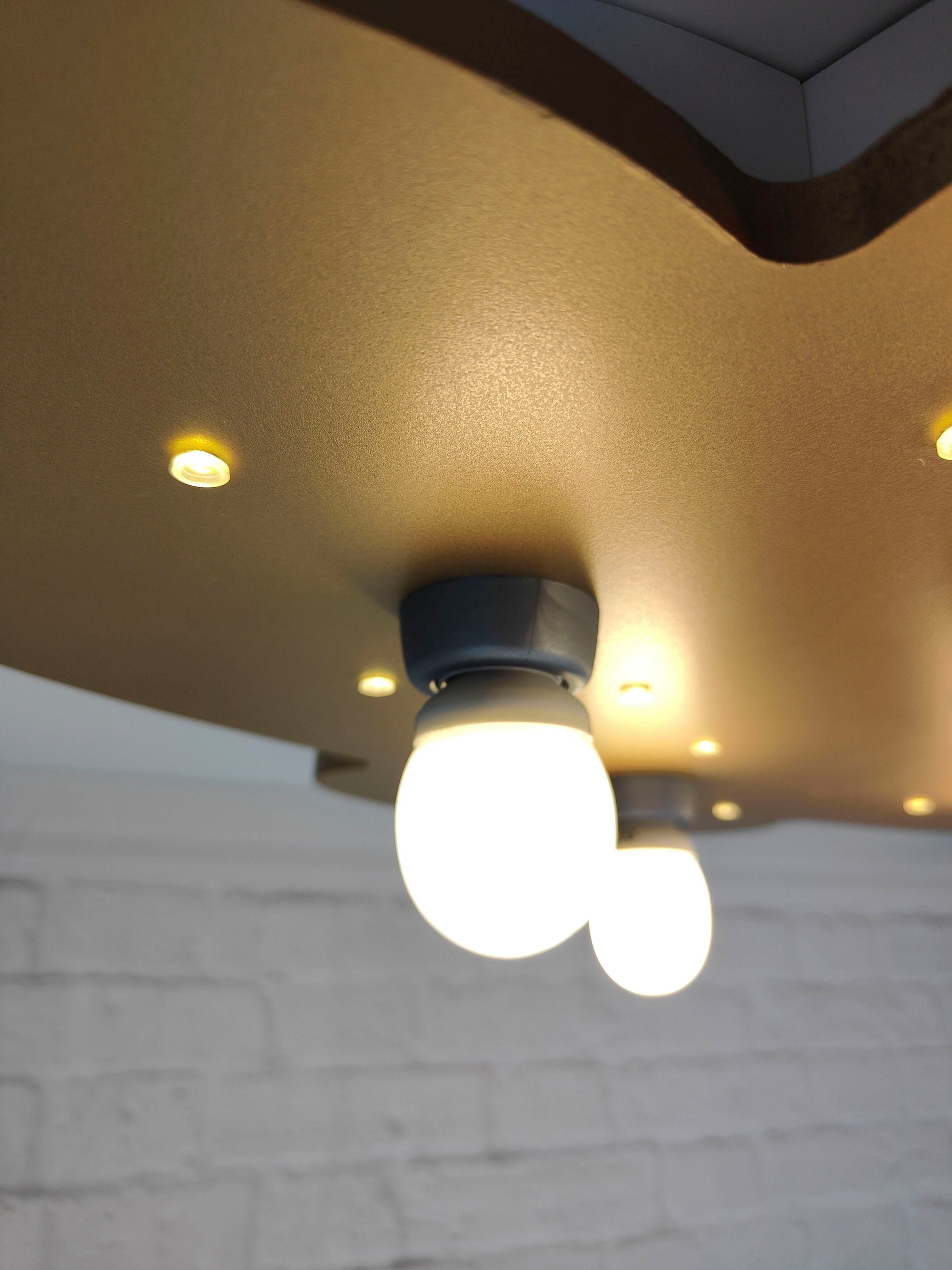 niermann Plafondlamp Wolke, Gold E14 fittingen voor eenvoudige lichtbronwisseling (1 stuk)