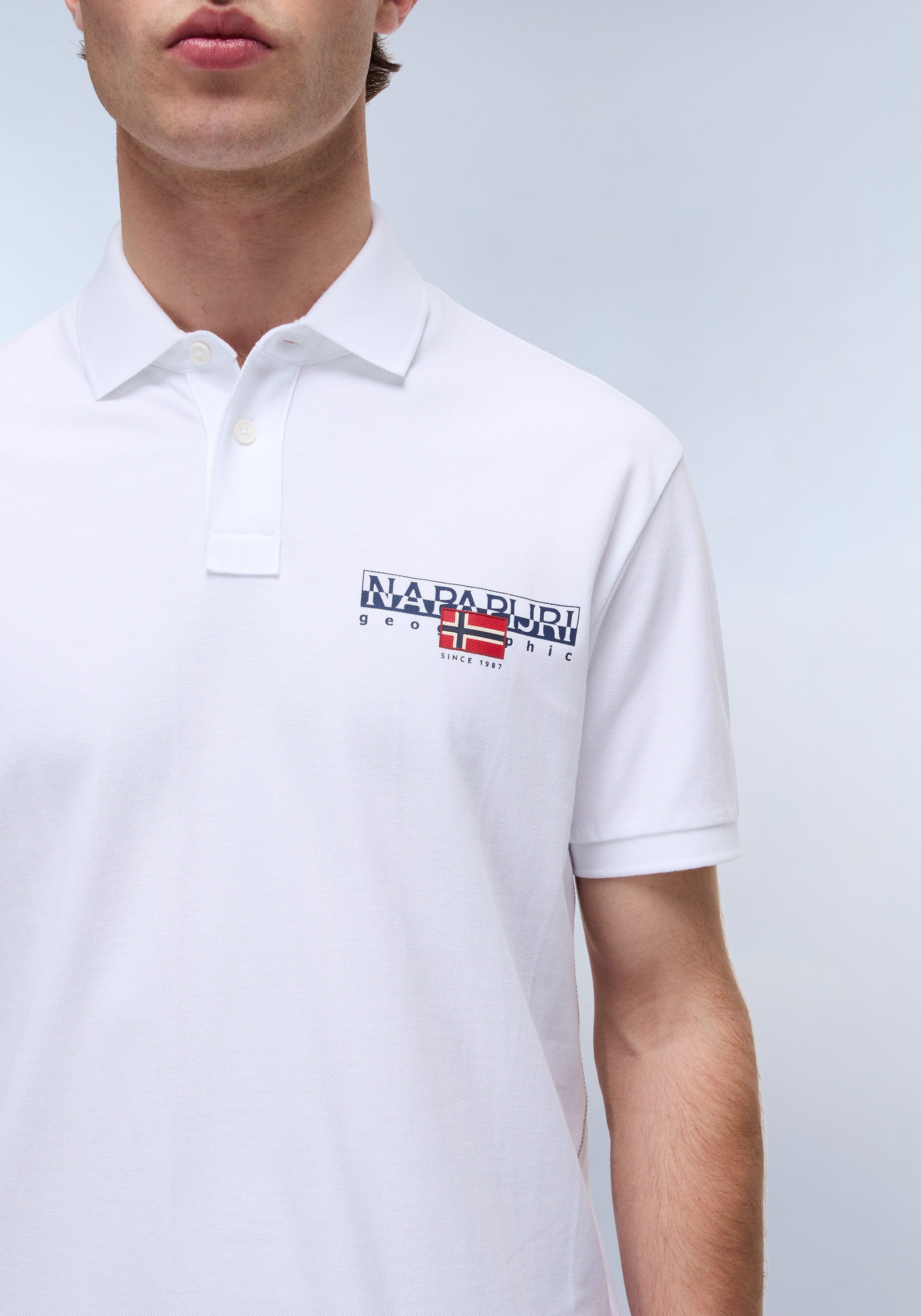 Napapijri Poloshirt E-AYLMER Met een ronde hals