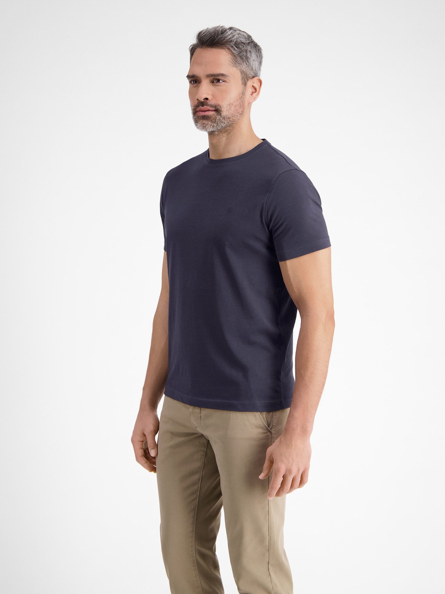 Lerros T-shirt LERROS klassiek ronde hals T-shirt