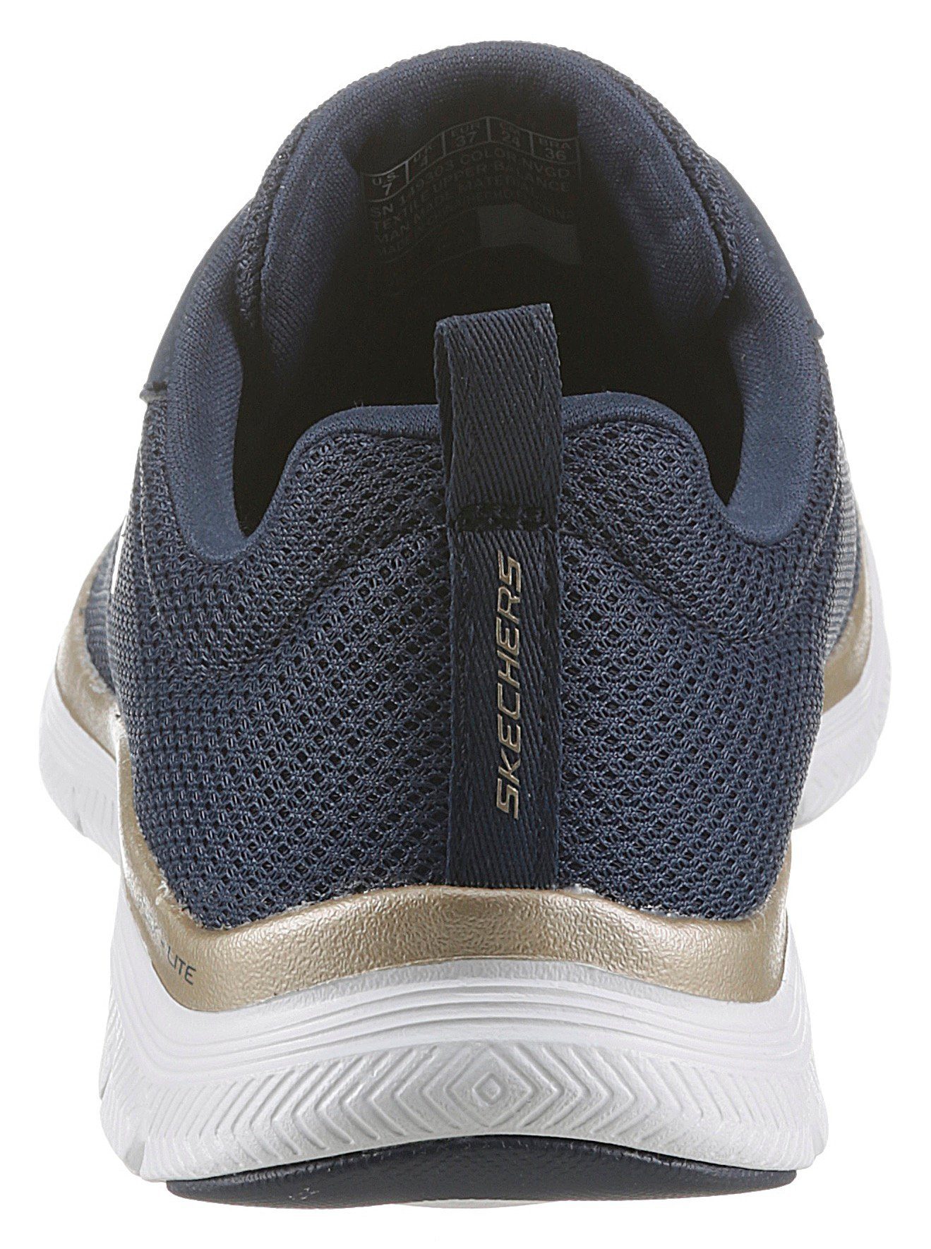 Skechers Sneakers FLEX APPEAL 4.0 BRILLINAT VIEW Vrijetijdsschoen, lage schoen, veterschoen met Air Cooled Memory Foam