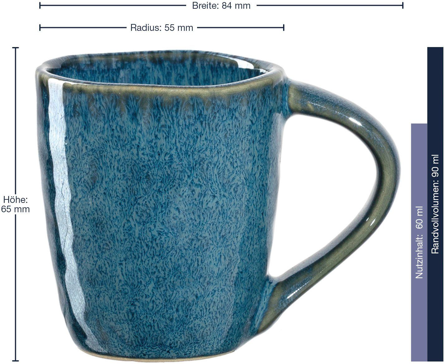 LEONARDO Espressokopje Matera 90 ml(set, 4-delig)