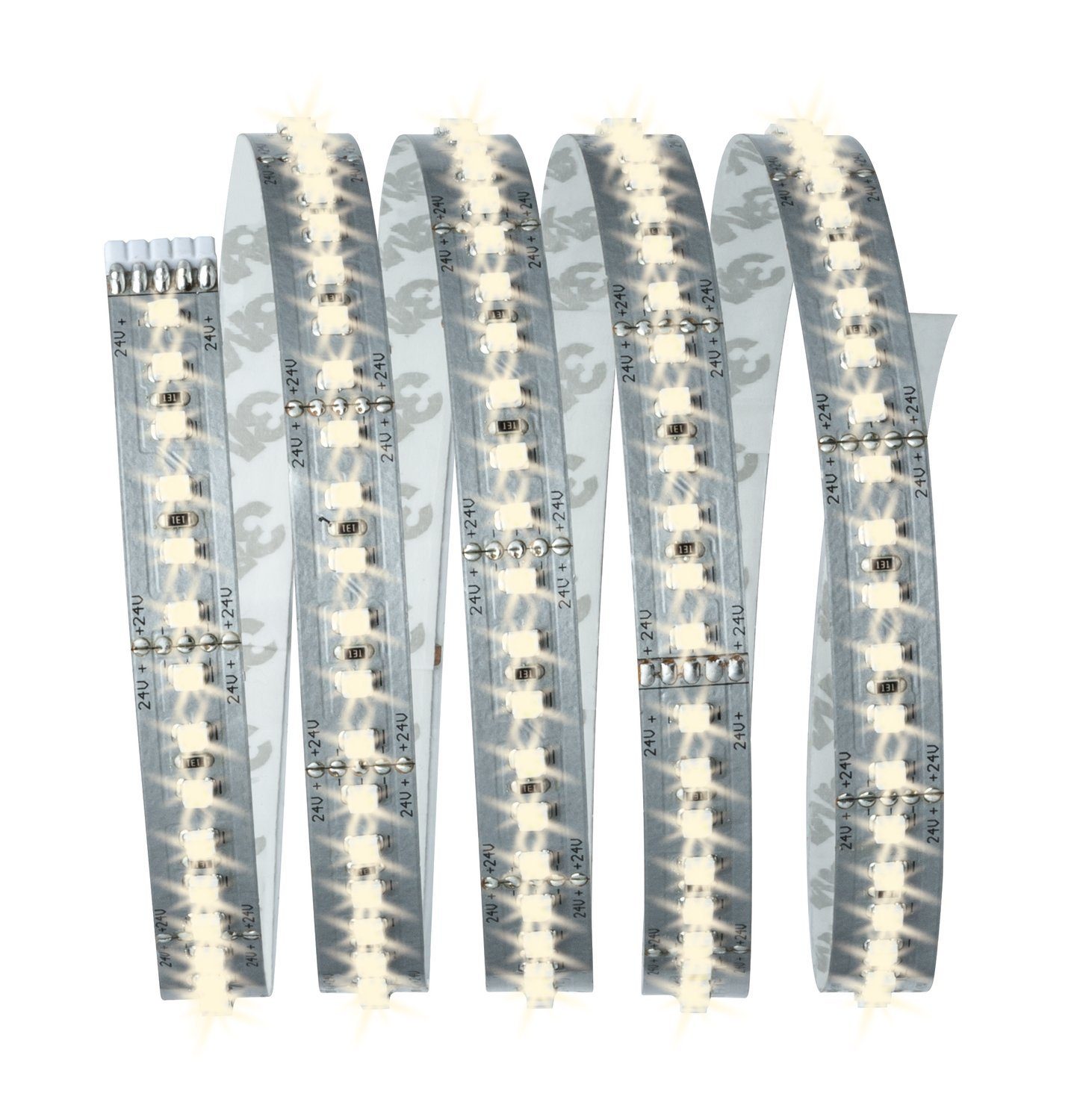 Paulmann Led-strepen MaxLED 1000 Basisset 1,5m IP20 2700K 18W 230/24V 36VA zilverkleur (1 stuk)