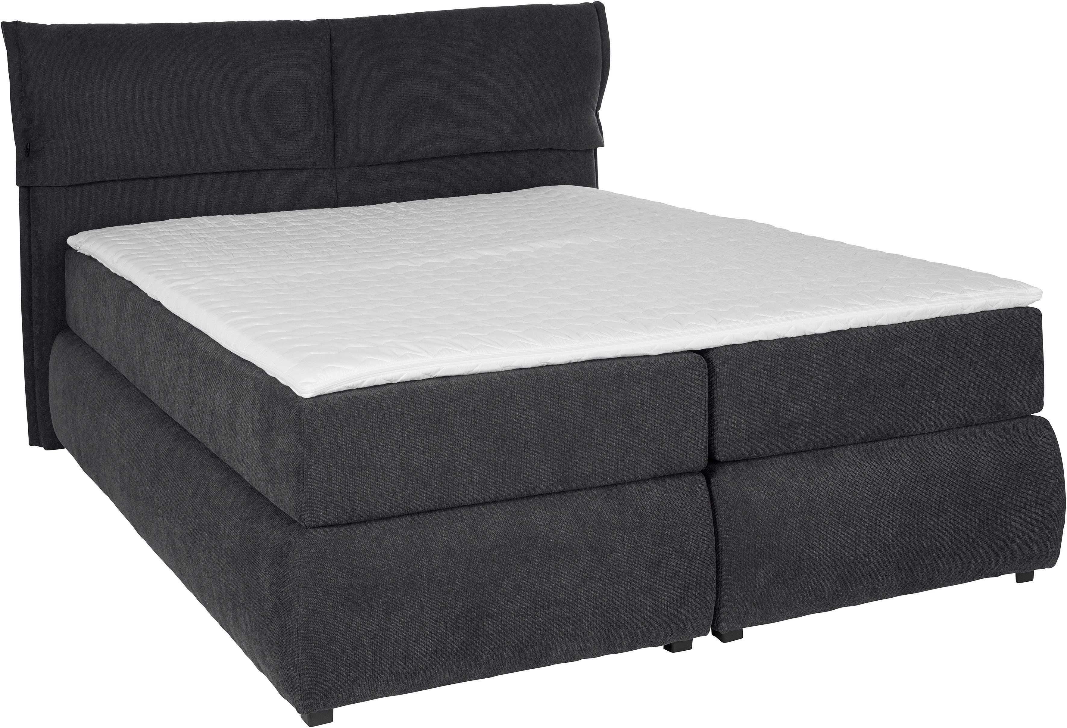 andas Boxspring Jenson in 4 kleuren, 4 breedten, 3 matrassoorten in 2 hardheden, topmatras