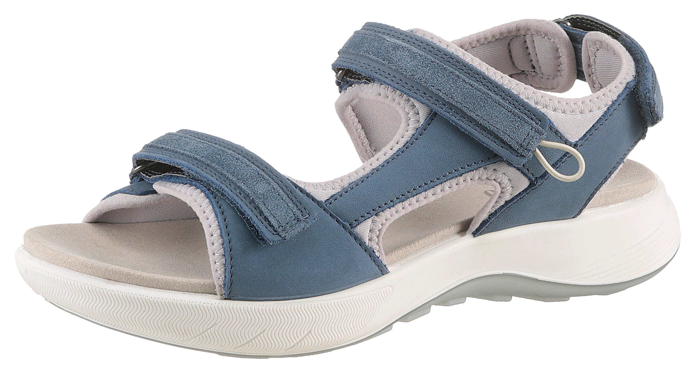 Legero Outdoorsandalen SIRIS 2.0 , trekking sandaal, klittenbandschoen met praktische klittenbandsluitingen dames sportieve sandalen maat 40 blauw