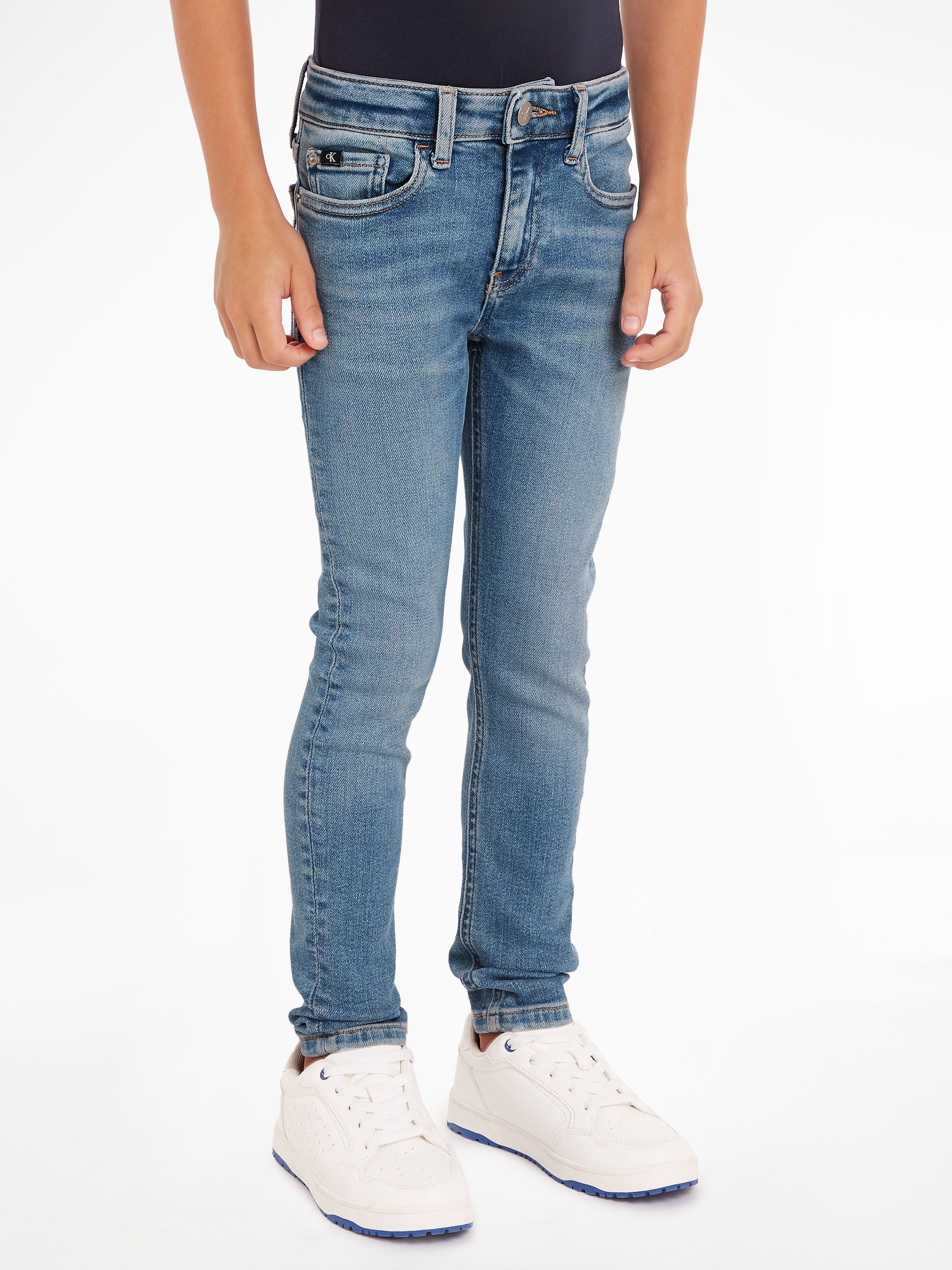Calvin Klein Skinny fit jeans SKINNY CLOUDY BLUE STRETCH