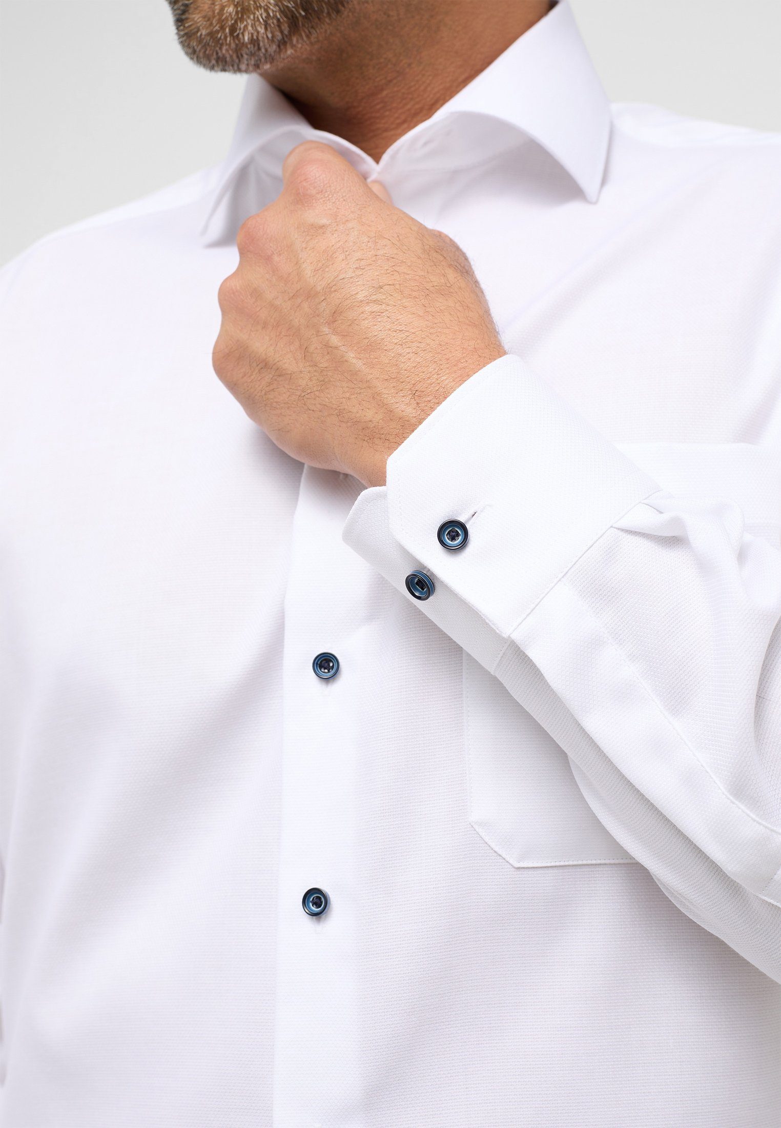 Eterna Overhemd met lange mouwen Comfort fit