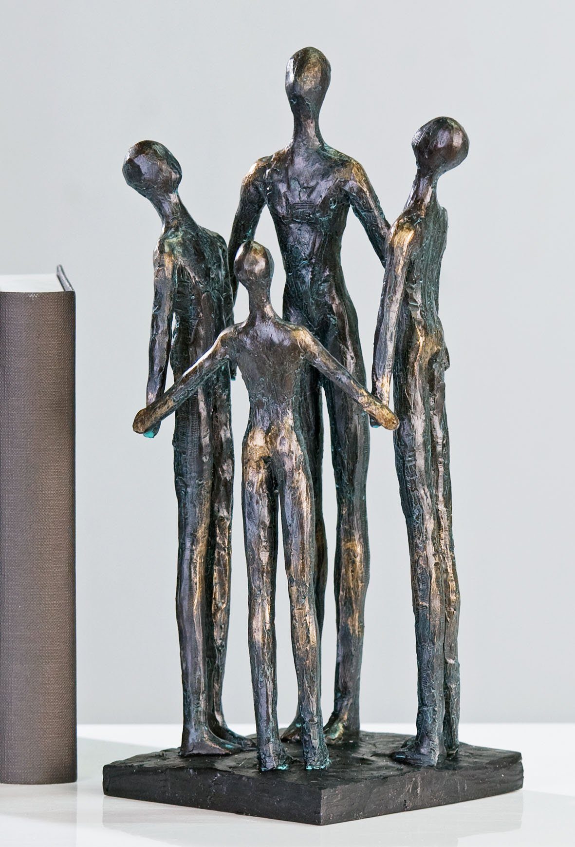 Casablanca by Gilde Decoratief figuur Sculptuur Group Decoratief object, hoogte 30 cm, met teksthanger, woonkamer (1 stuk)