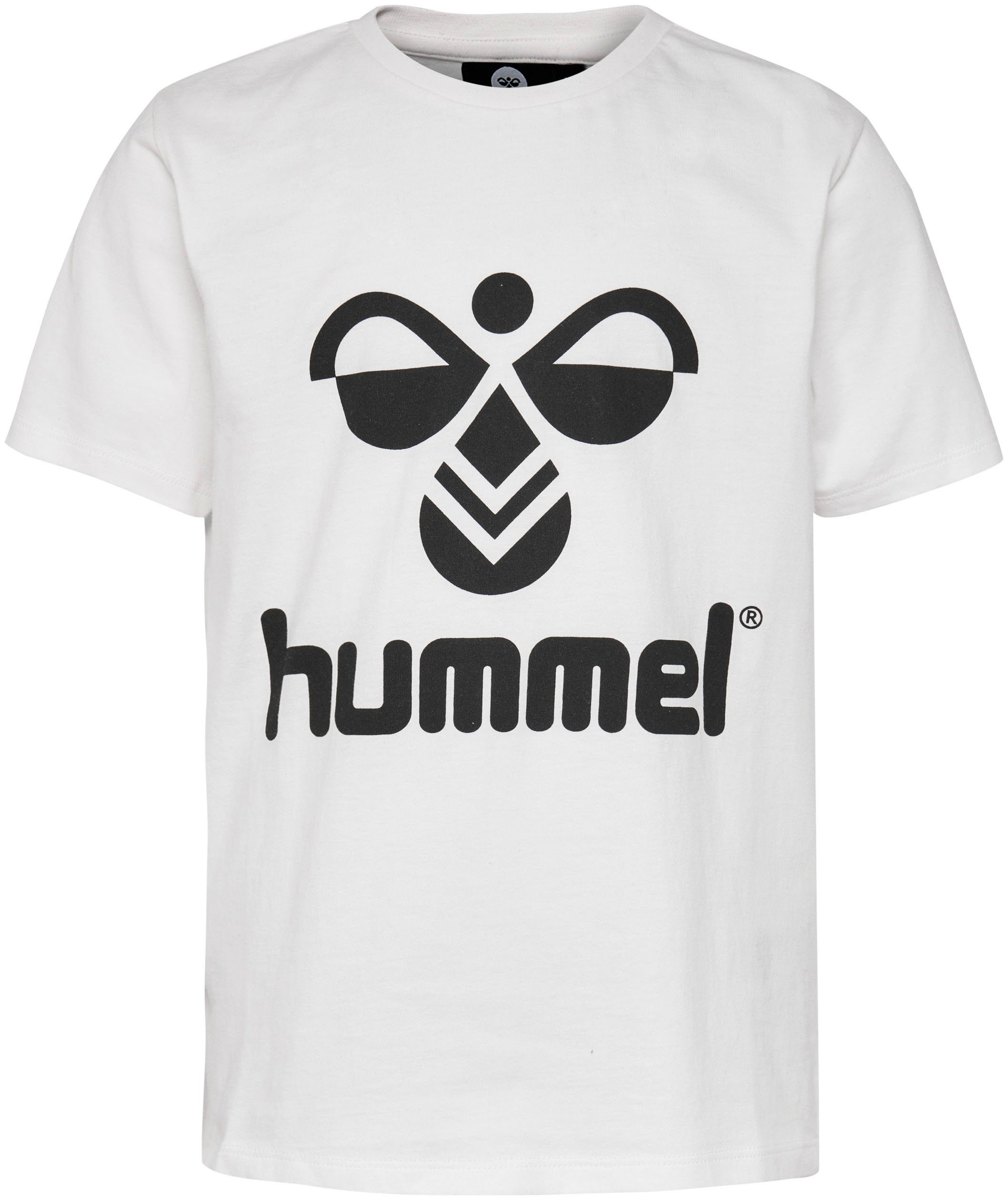 hummel T-shirt HmlTRES T-SHIRT S/S (1-delig) jongens t-shirts maat 152 wit